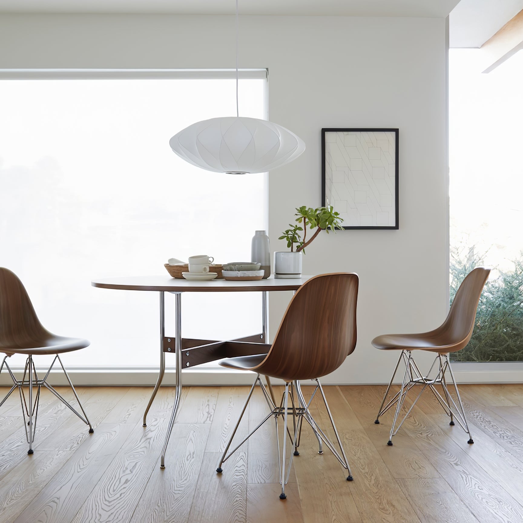 Etrio Pendant Light Bubble Mulberry Silk - Neutralighting