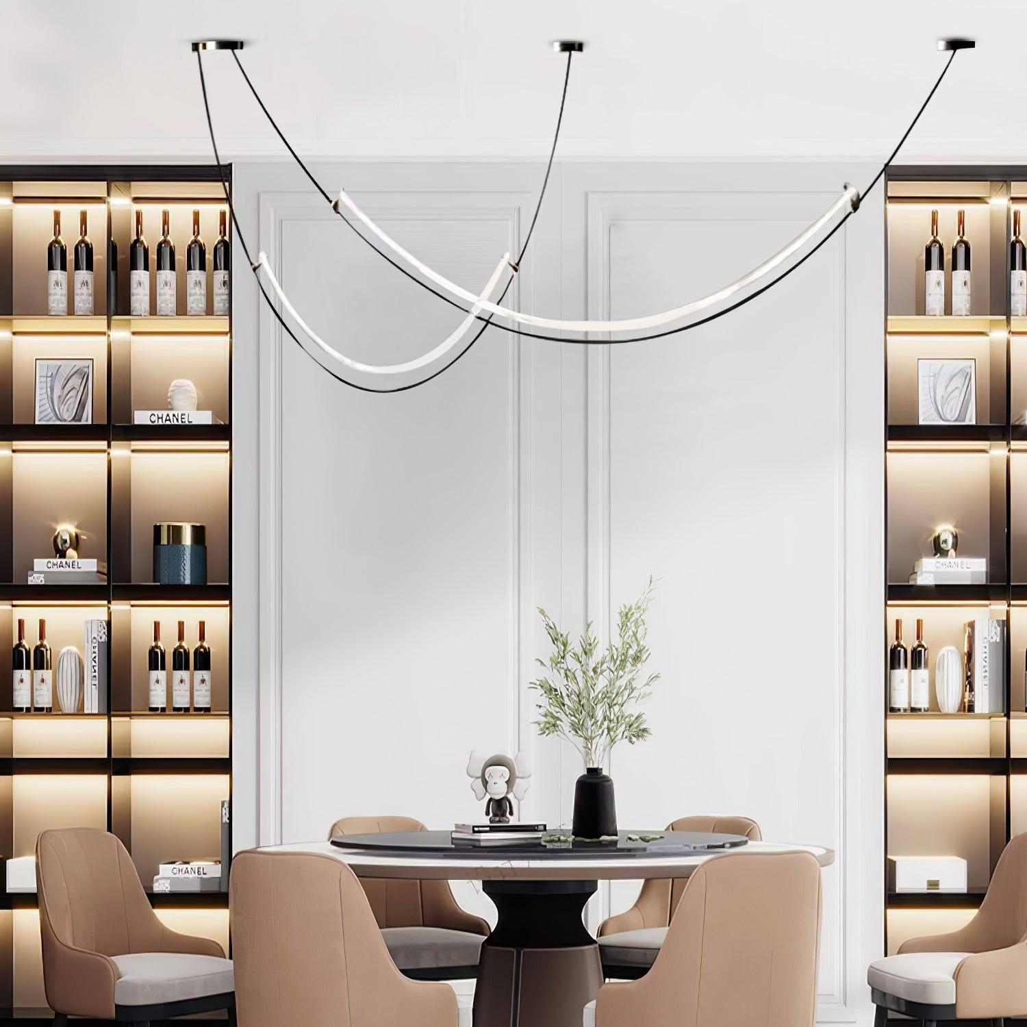 Zephira Curved LED Pendant Light - Neutralighting