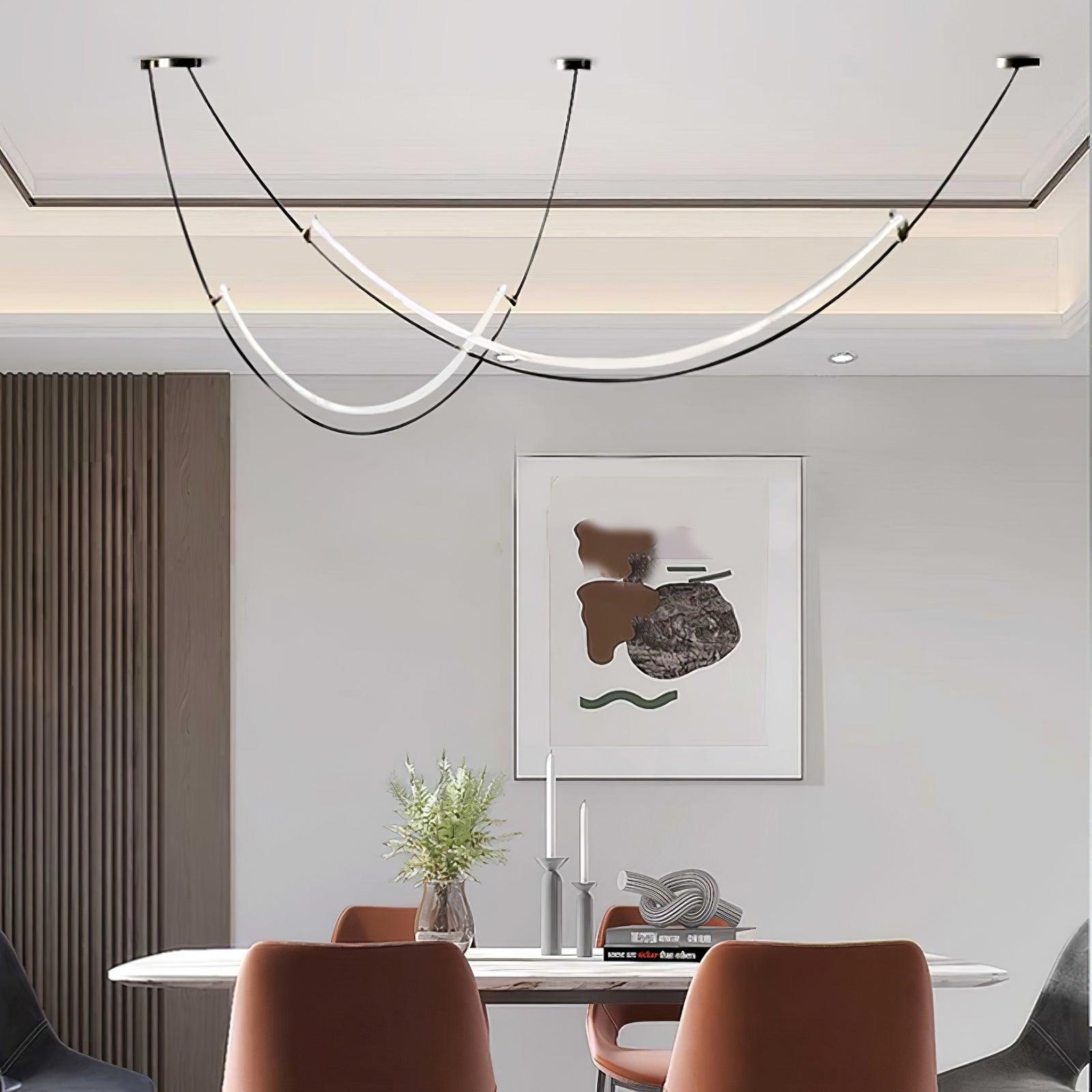 Zephira Curved LED Pendant Light - Neutralighting