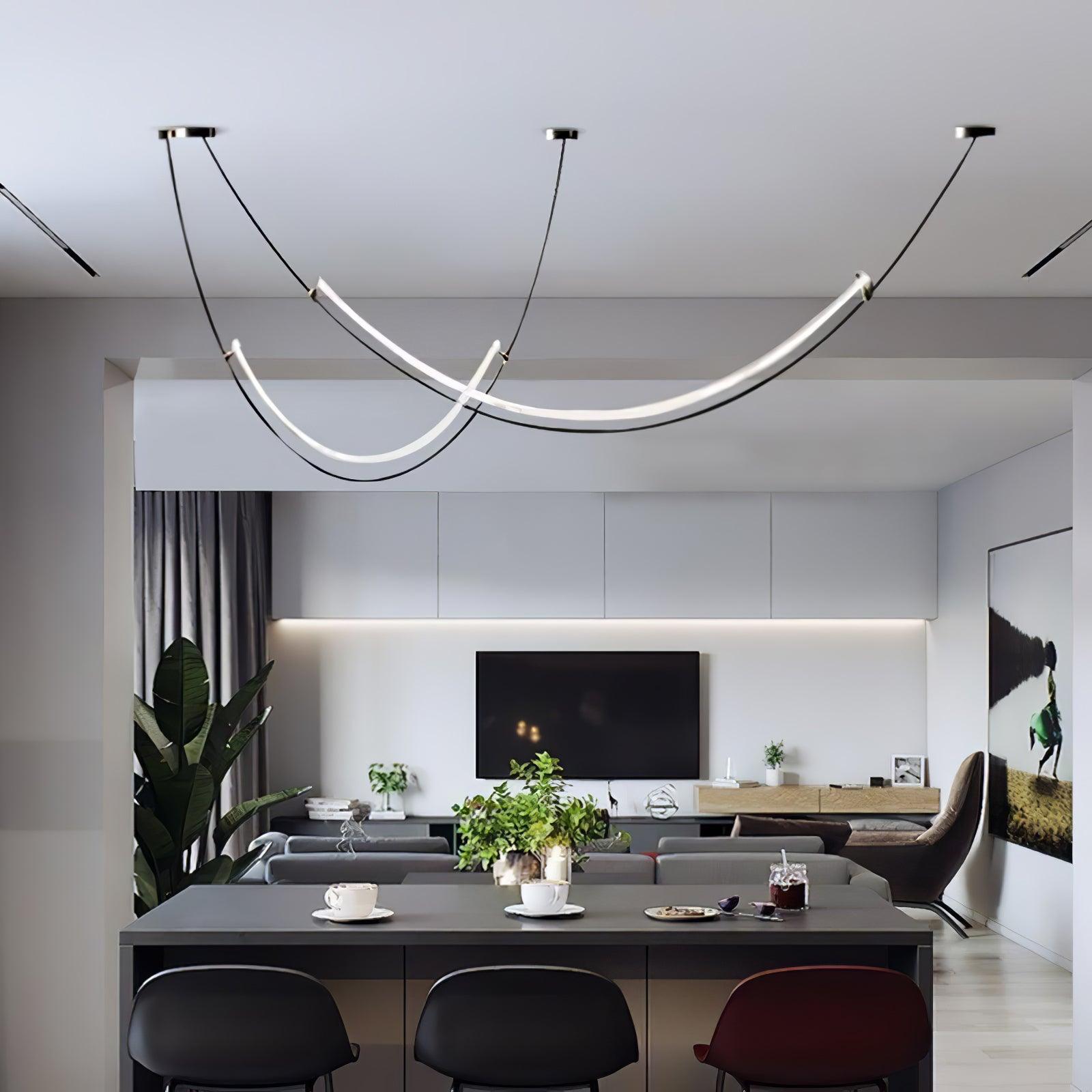 Zephira Curved LED Pendant Light - Neutralighting