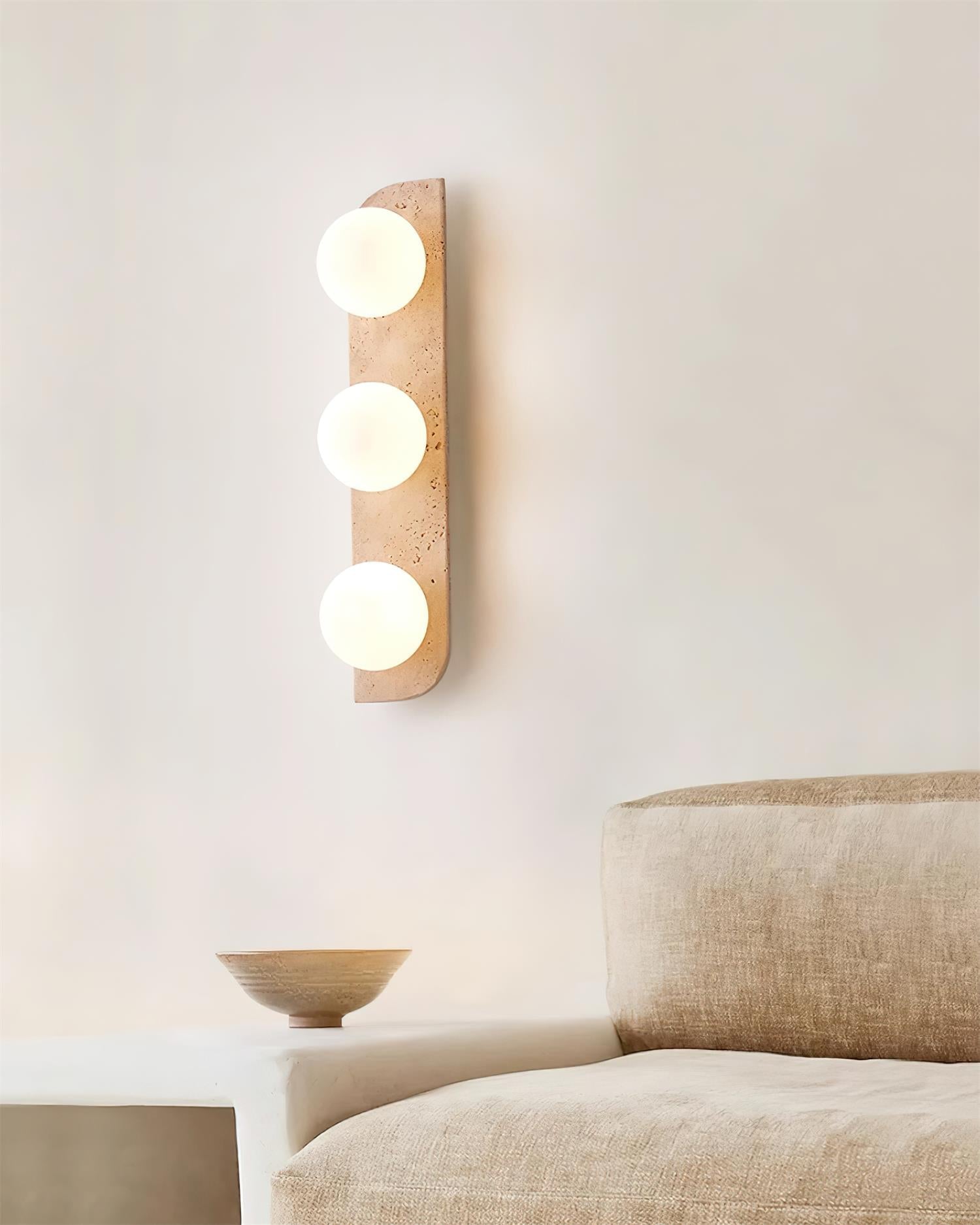 Ritta Travertine Wall Lamp - Neutralighting