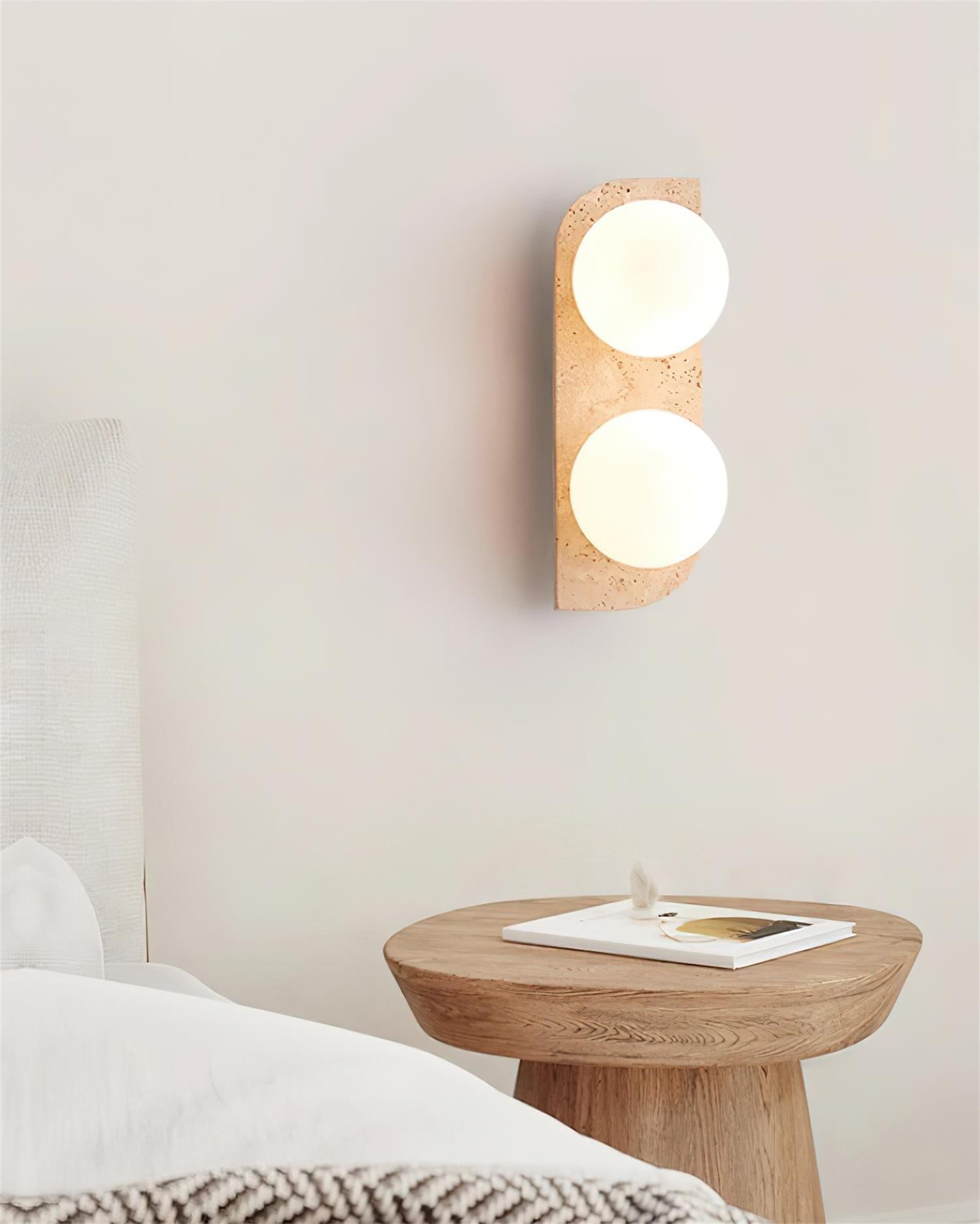 Ritta Travertine Wall Lamp - Neutralighting