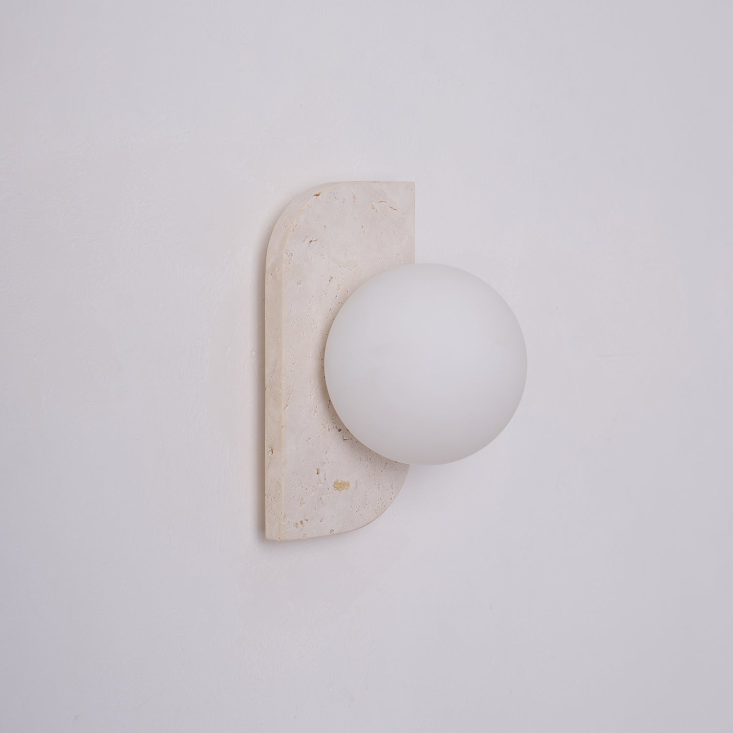 Alsilis Minimalist Travertine Wall Light - Neutralighting