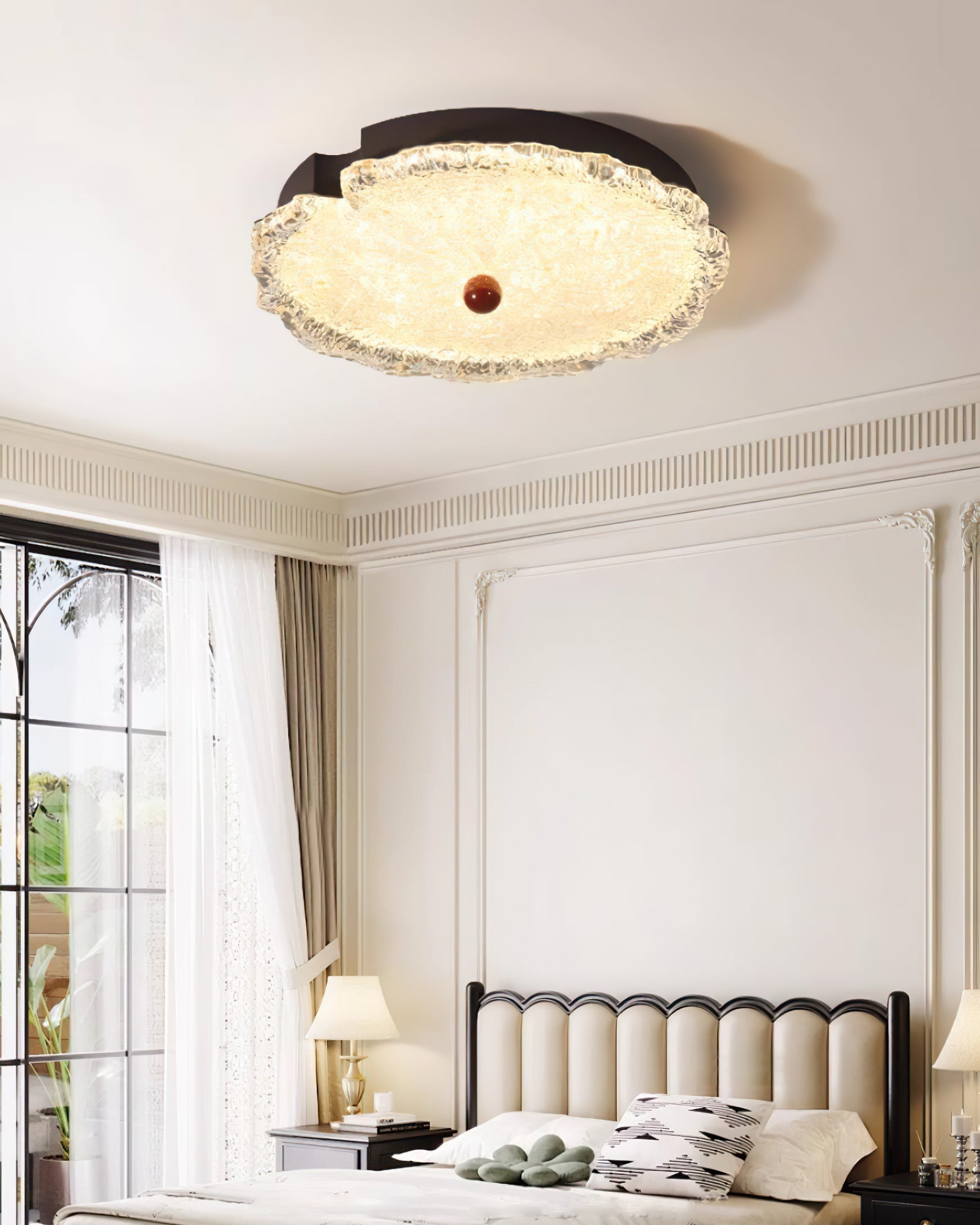 Gialo Textured Glass Ceiling Light - Neutralighting
