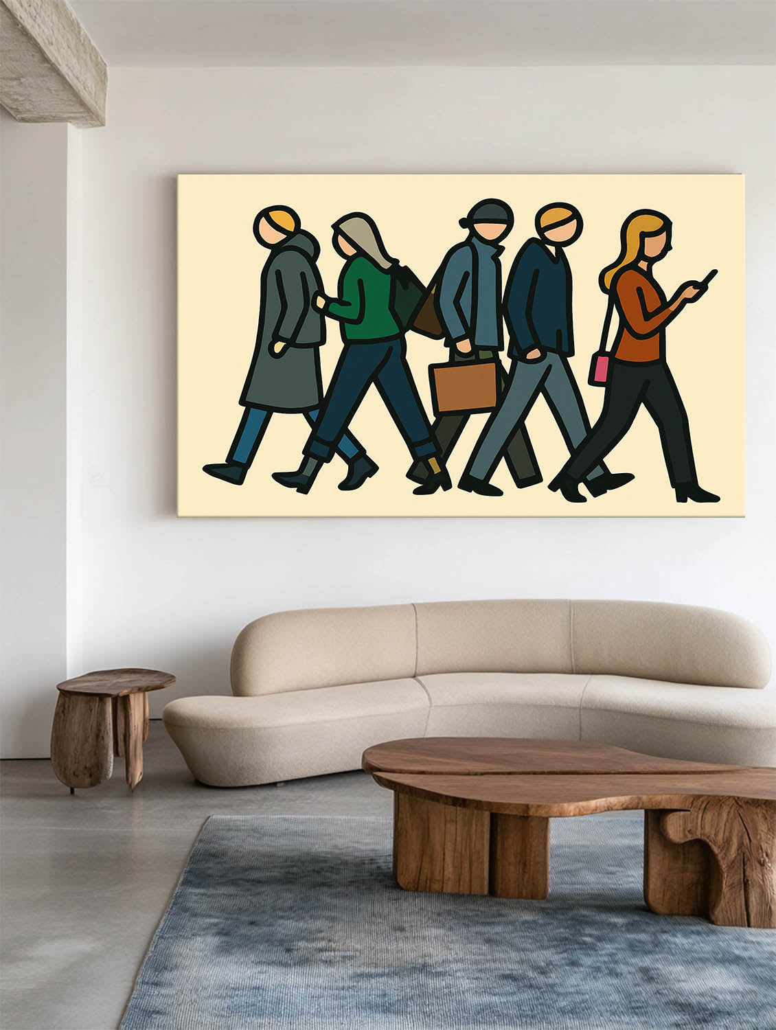 Modern Abstract Painting ABAH193 - Neutralighting