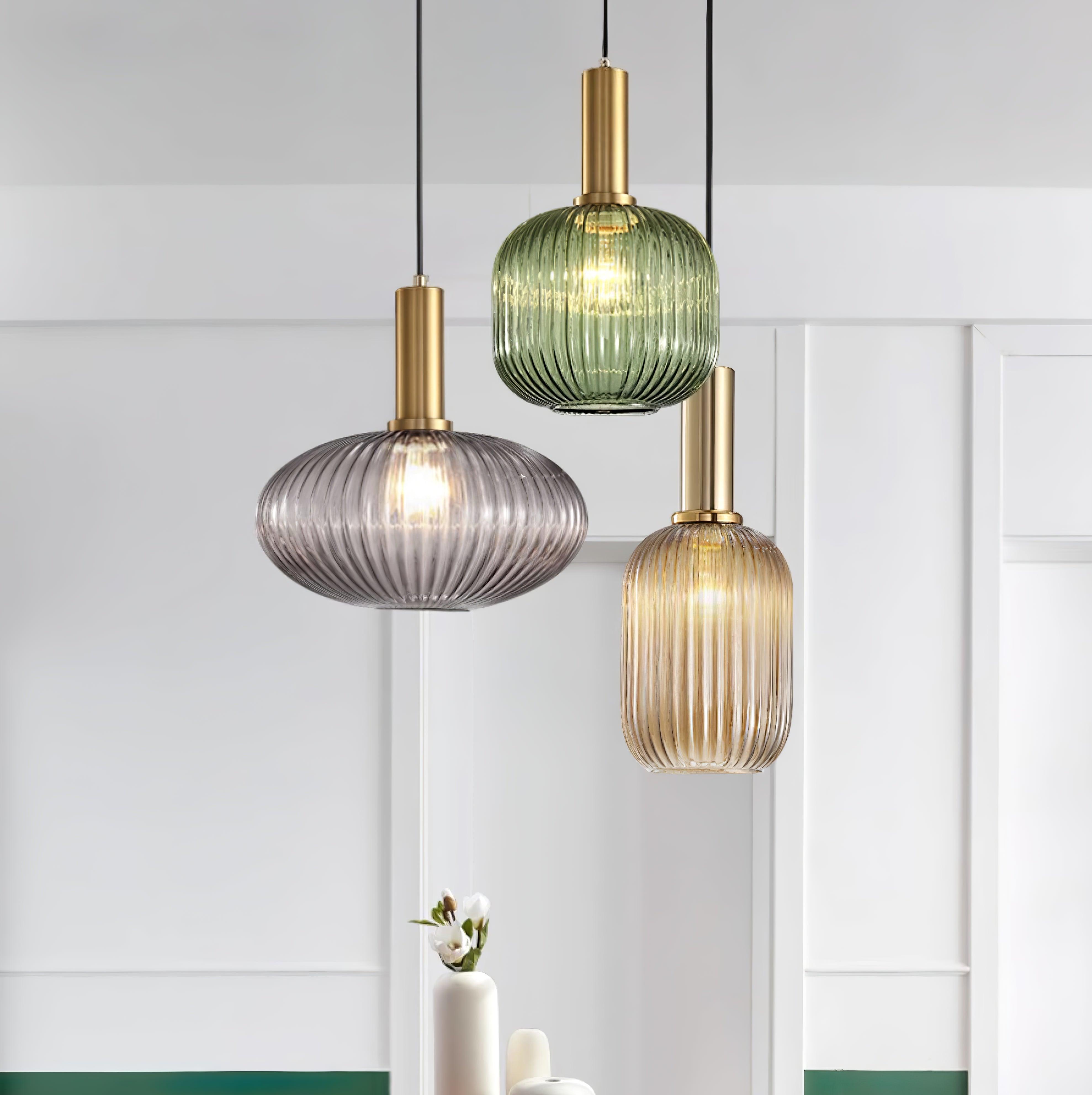Elara Ribbed Pendant Lamp - Neutralighting