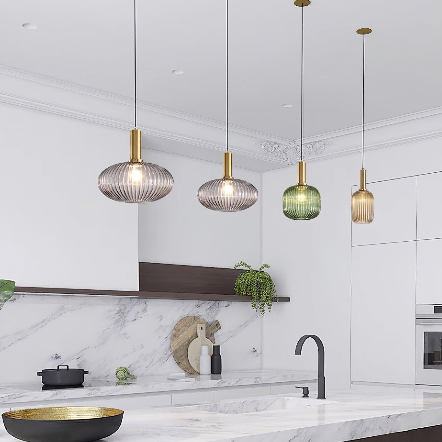 Elara Ribbed Pendant Lamp - Neutralighting