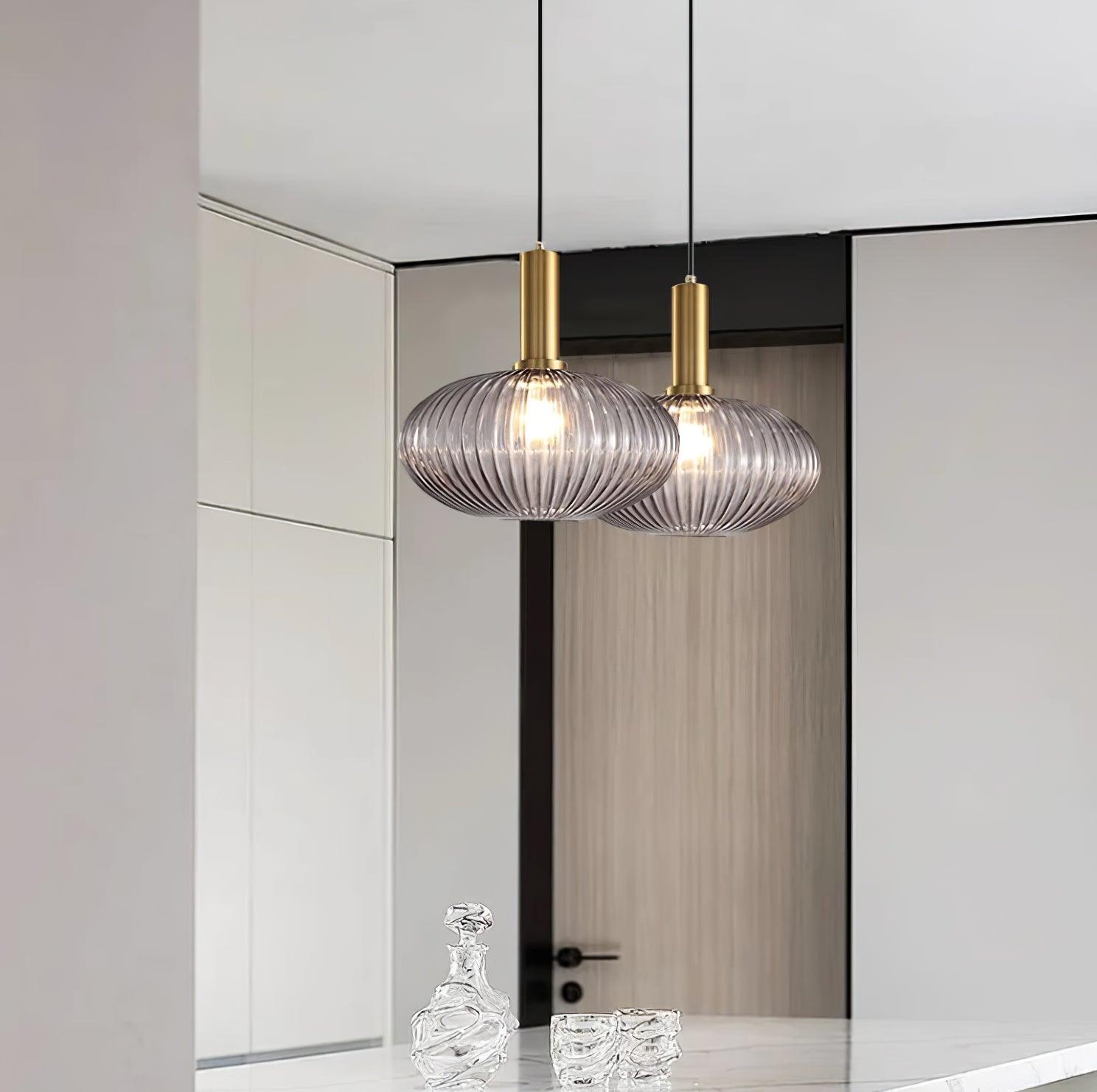 Elara Ribbed Pendant Lamp - Neutralighting