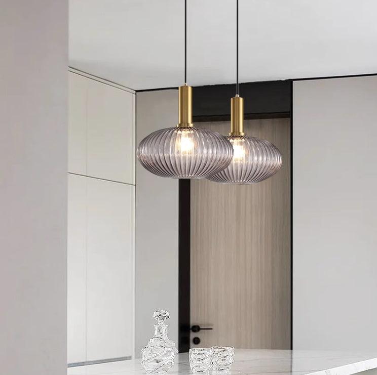 Elara Ribbed Pendant Lamp - Neutralighting