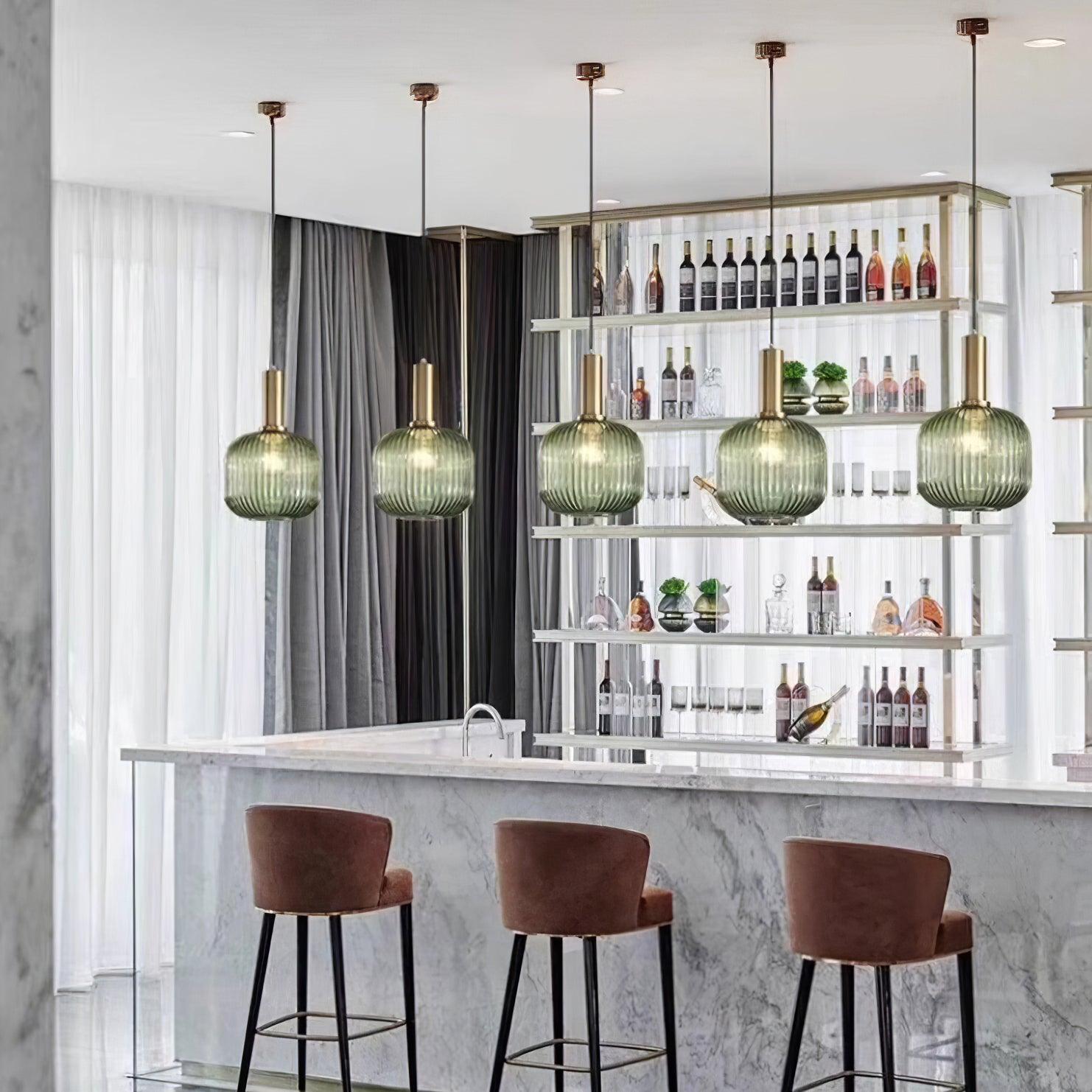 Elara Ribbed Pendant Lamp - Neutralighting