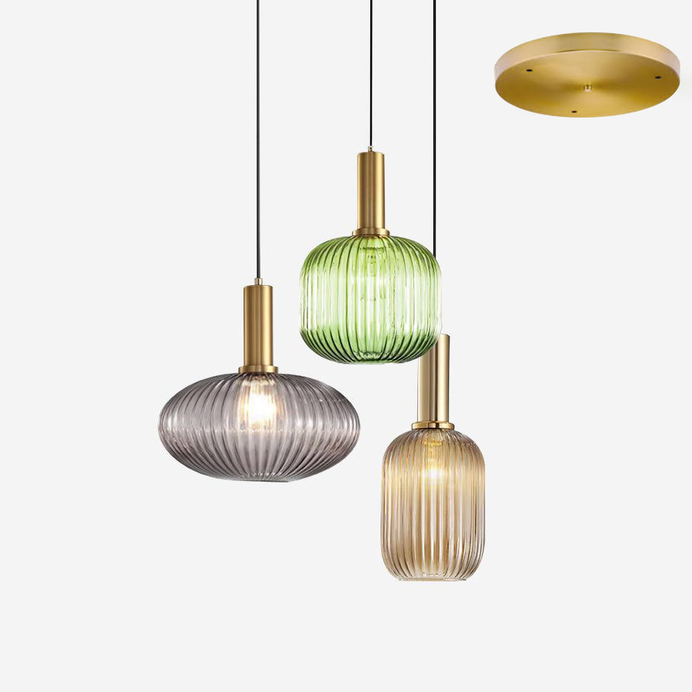 Elara Ribbed Pendant Lamp - Neutralighting