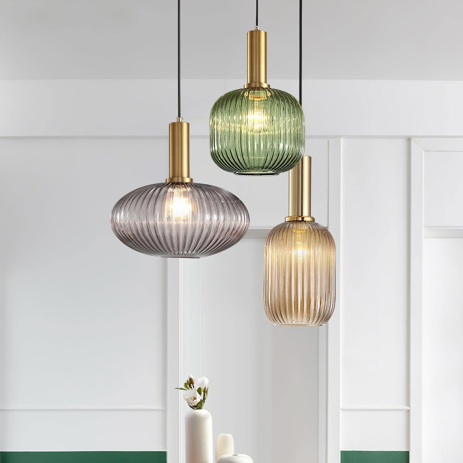 Elara Ribbed Pendant Lamp - Neutralighting