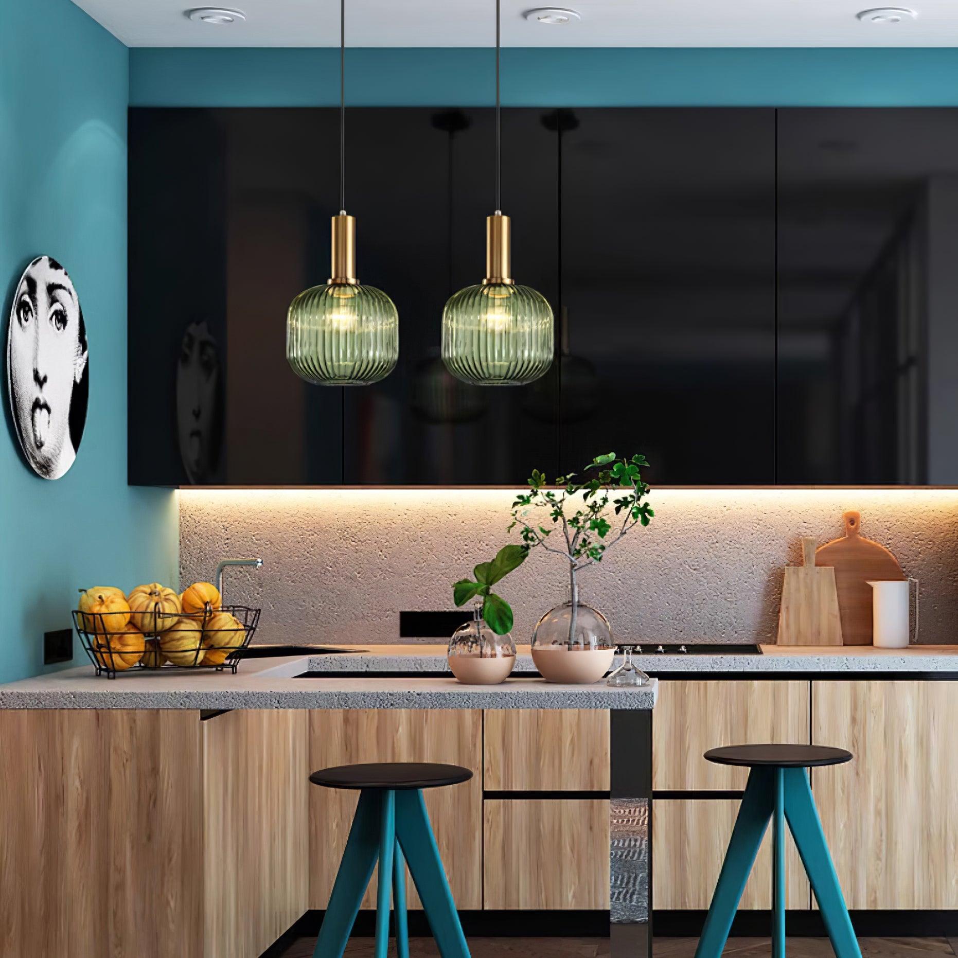 Elara Ribbed Pendant Lamp - Neutralighting