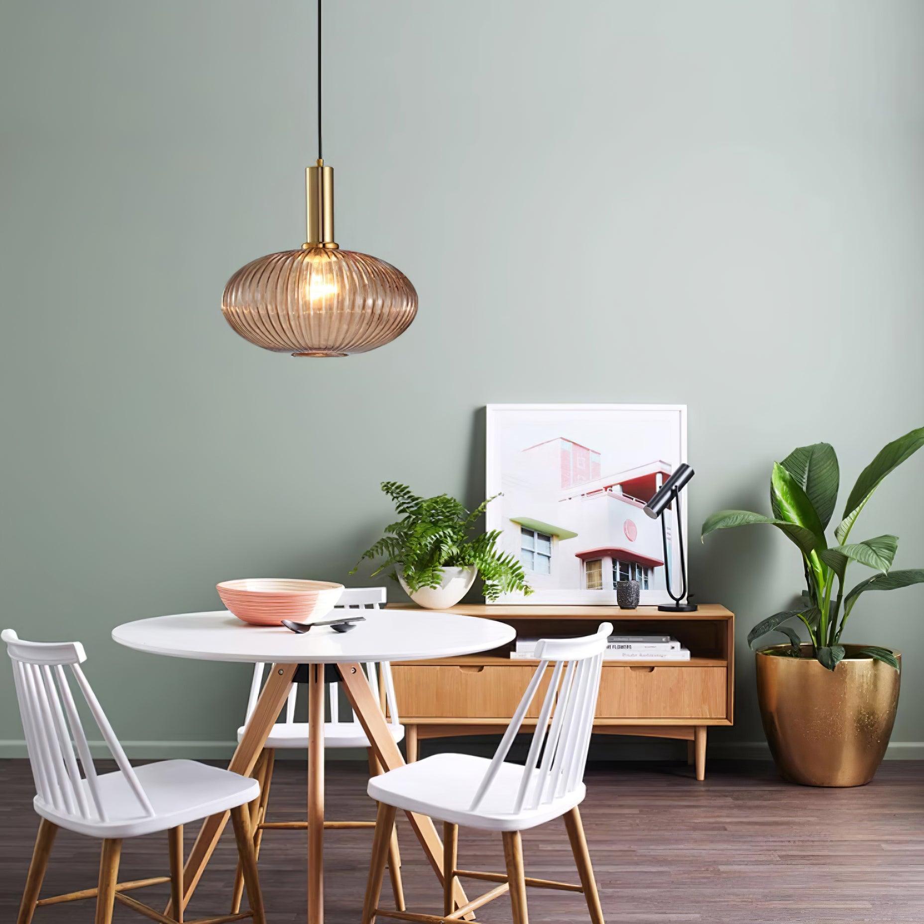 Elara Ribbed Pendant Lamp - Neutralighting