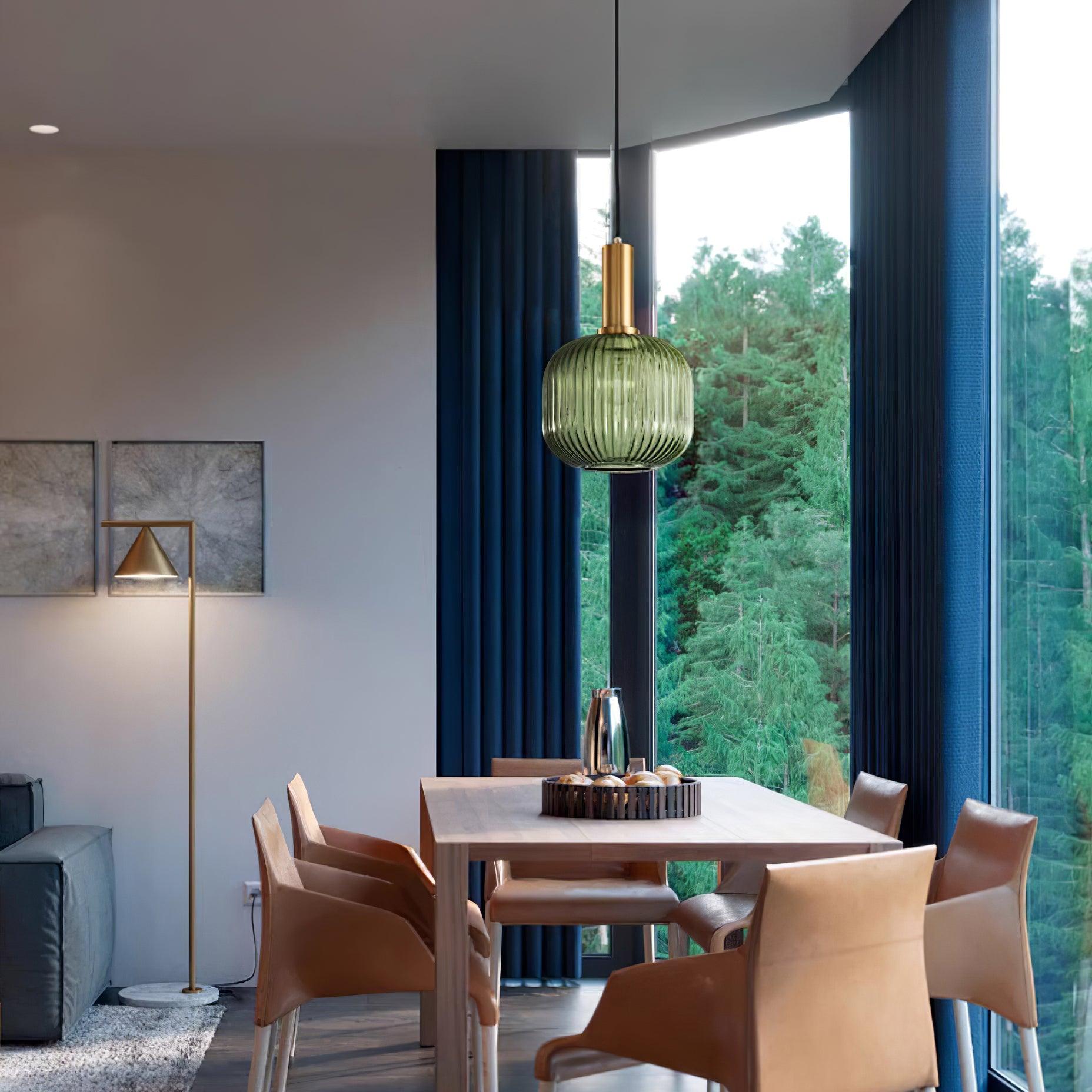 Elara Ribbed Pendant Lamp - Neutralighting