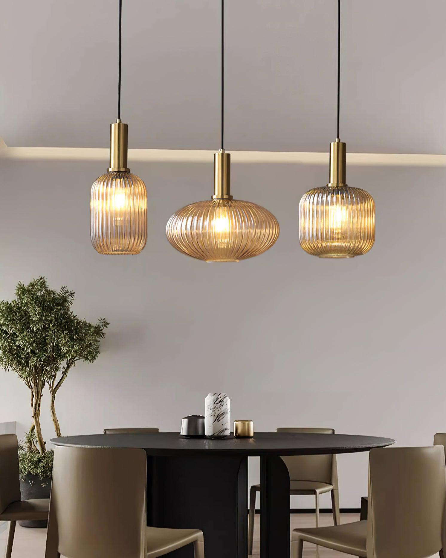 Elara Ribbed Pendant Lamp - Neutralighting