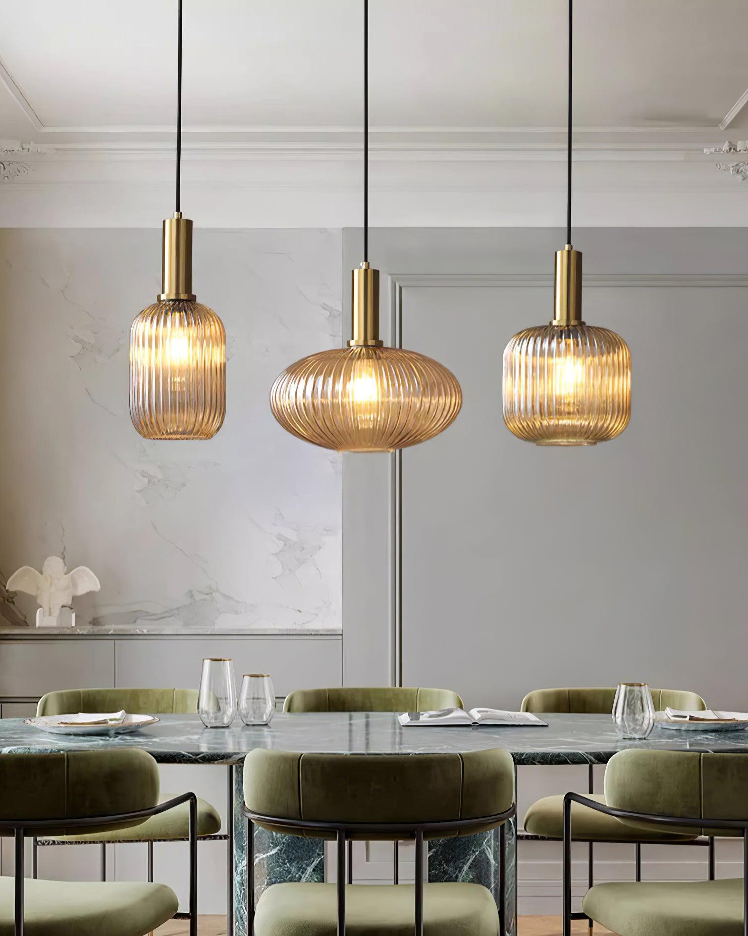 Elara Ribbed Pendant Lamp - Neutralighting