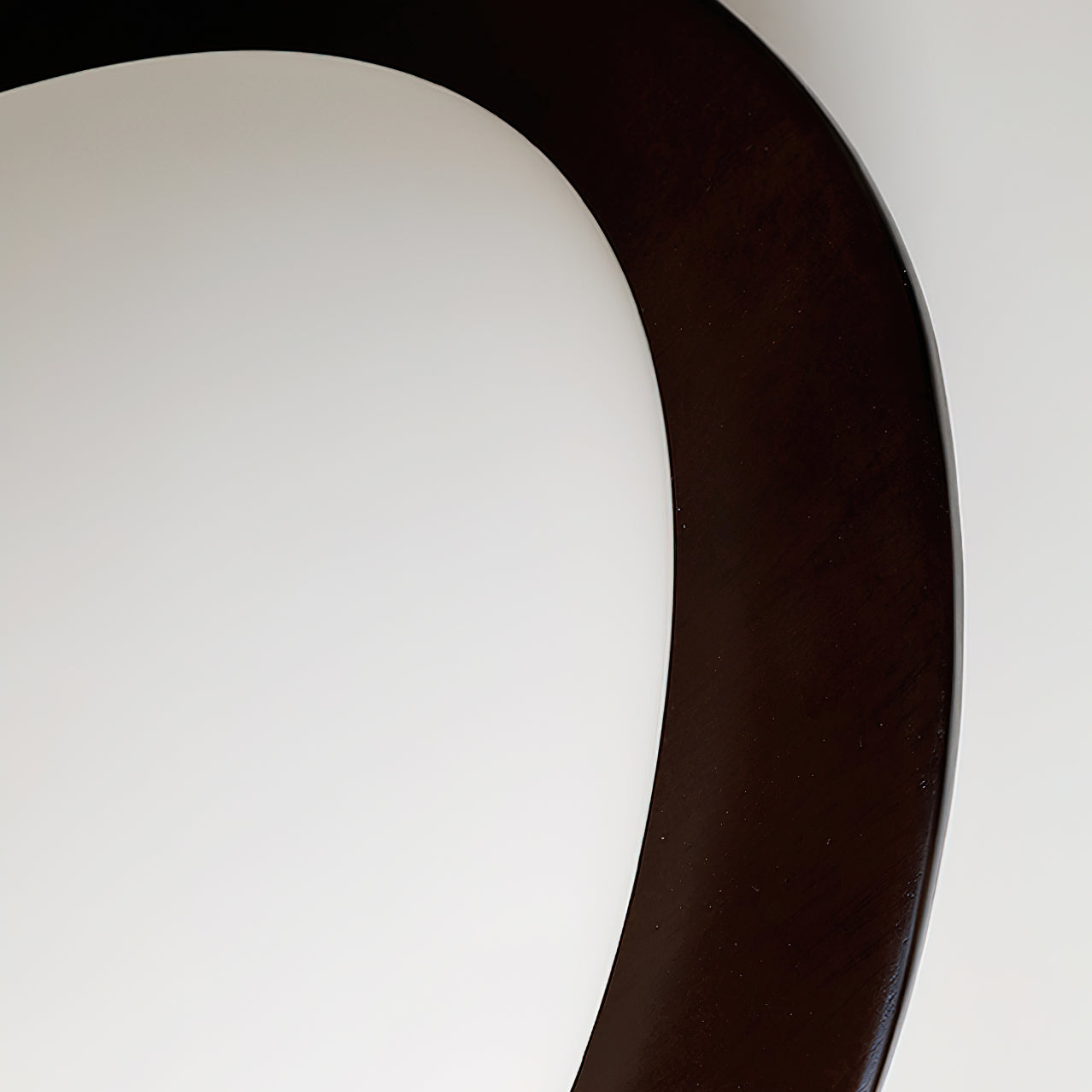 Ceiling Light Wood and Acrylic Oval Shade Minimalist Natural - Neutralighting