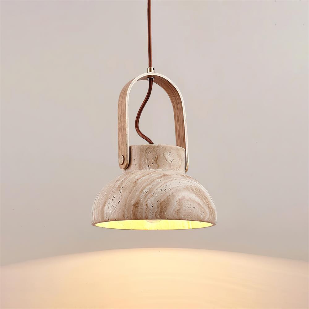 Cesta Travertine Pendant Light - Neutralighting