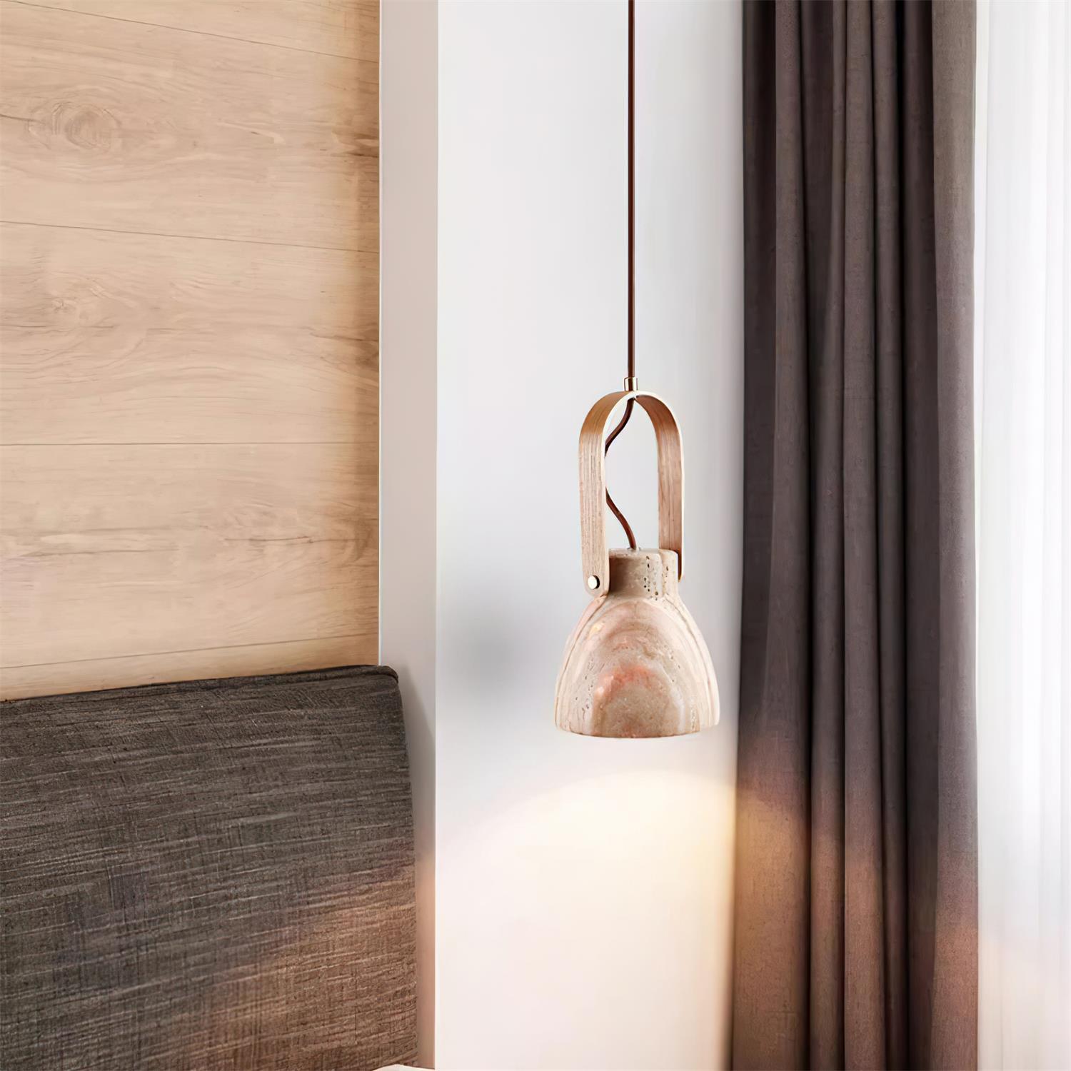 Cesta Travertine Pendant Light - Neutralighting