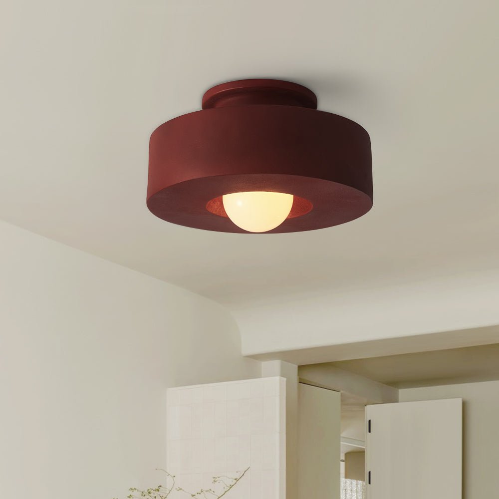 Aria Flush Mount Ceiling Light Nordic Macaron Bedroom - Neutralighting