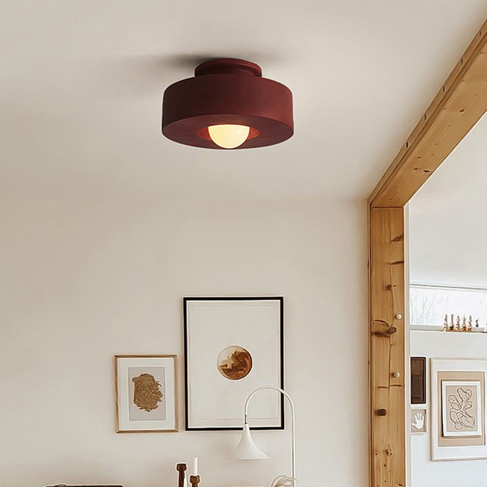 Aria Flush Mount Ceiling Light Nordic Macaron Bedroom - Neutralighting