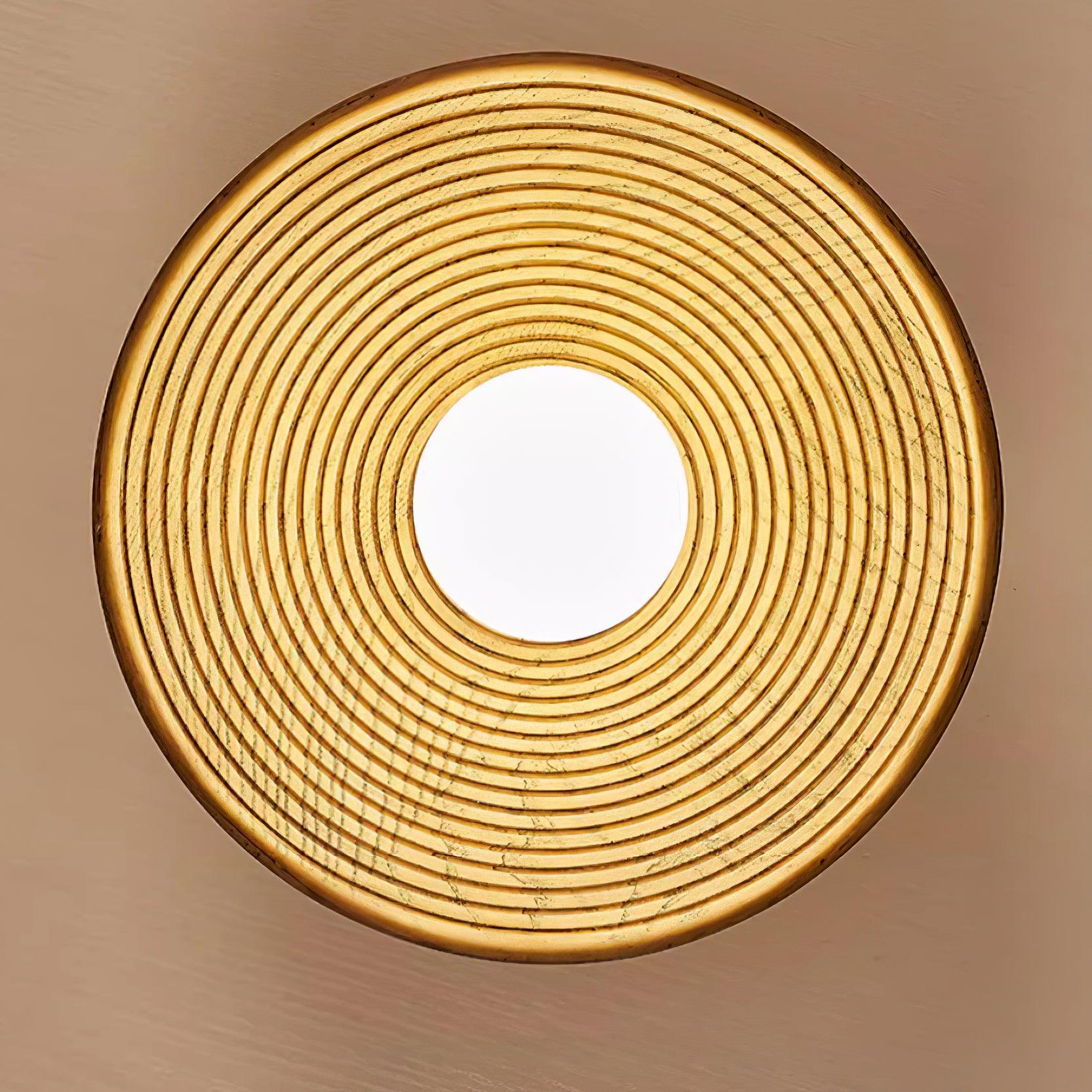 Orvian Wooden Flush Mount Ceiling Light with Round Globe - Neutralighting