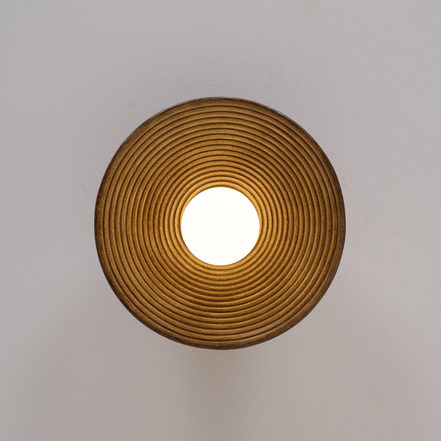 Orvian Wooden Flush Mount Ceiling Light with Round Globe - Neutralighting