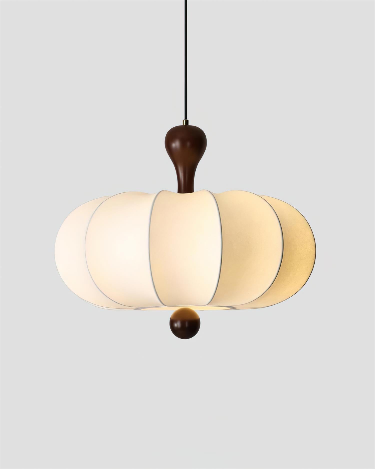 Jovian White Sculpted Pendant Lamp - Neutralighting