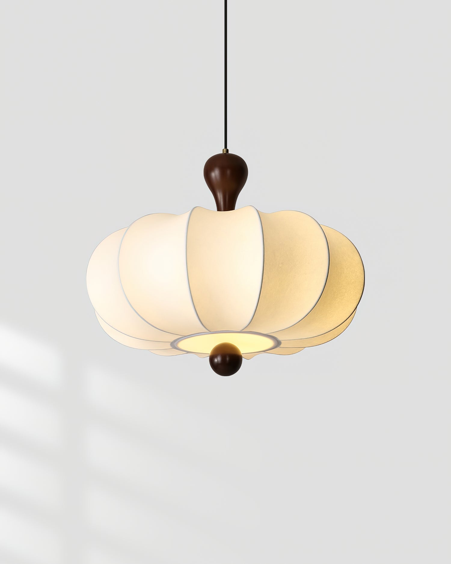 Jovian White Sculpted Pendant Lamp - Neutralighting