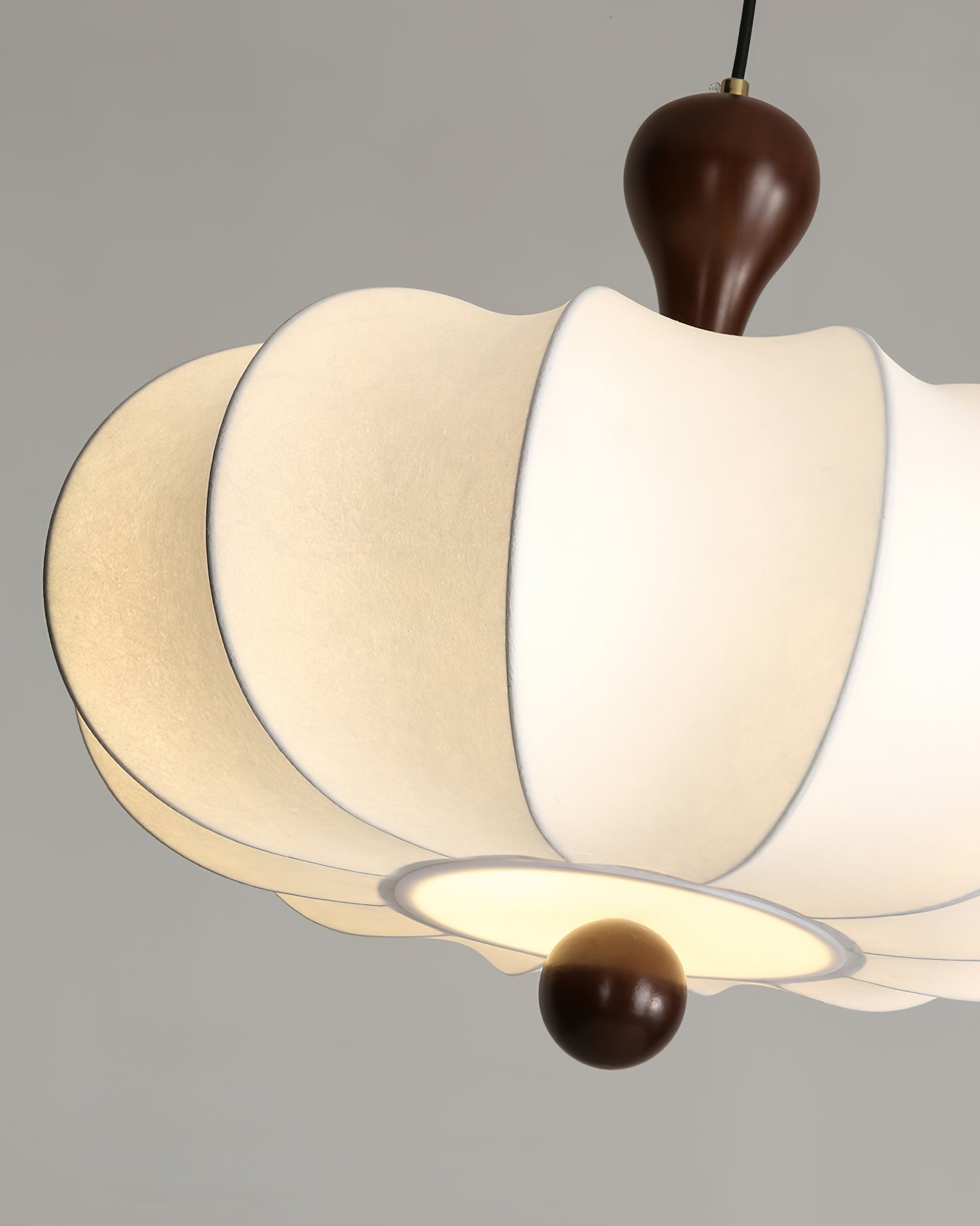 Jovian White Sculpted Pendant Lamp - Neutralighting