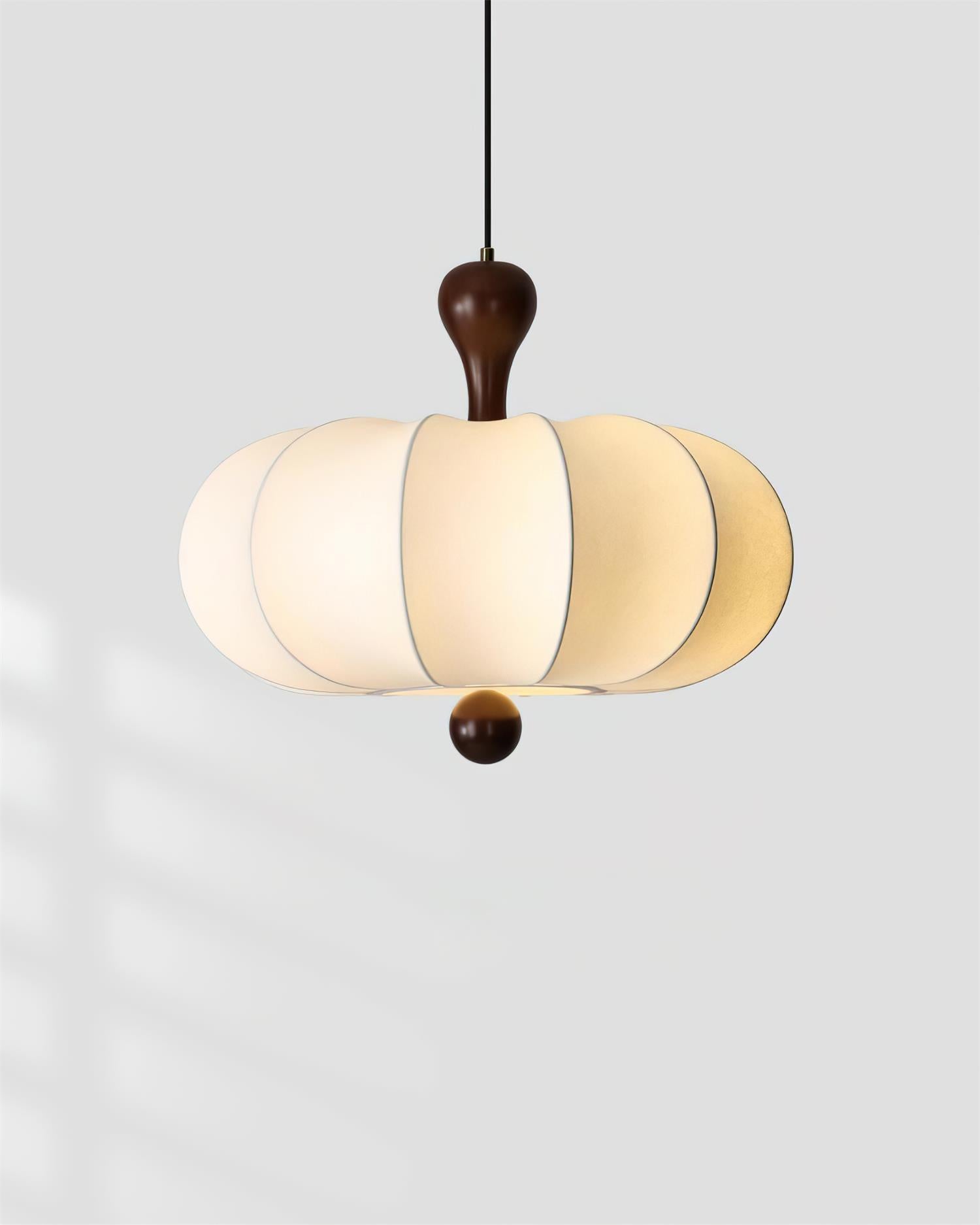 Jovian White Sculpted Pendant Lamp - Neutralighting