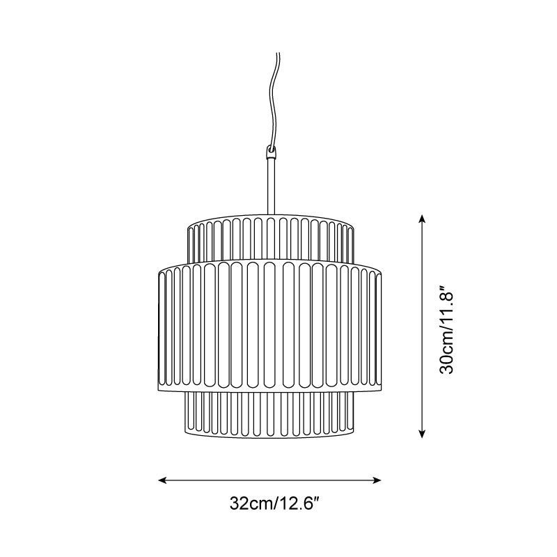 Aurelia Ribbed Pendant Light - Neutralighting