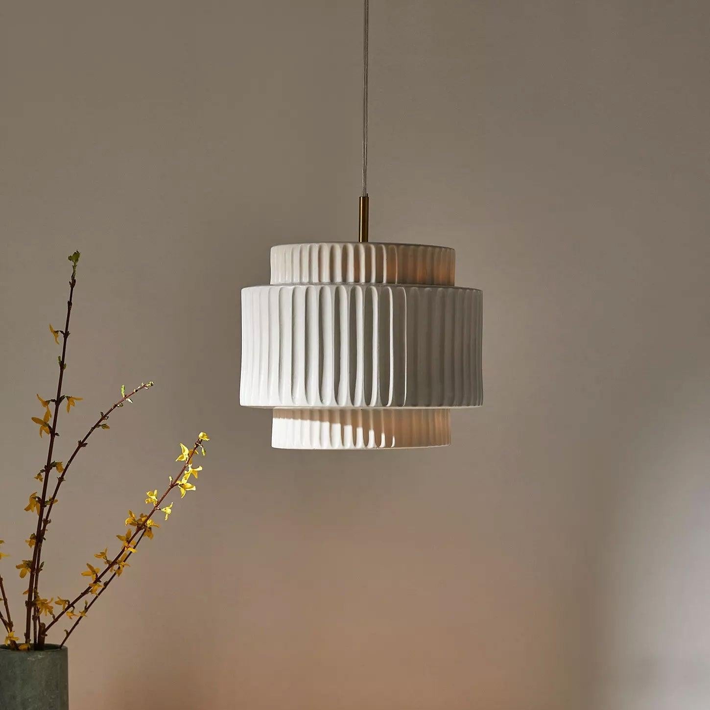 Aurelia Ribbed Pendant Light - Neutralighting