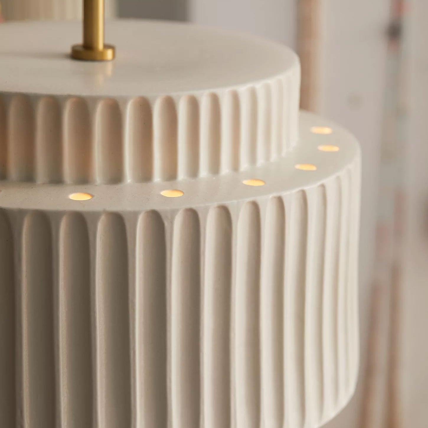 Aurelia Ribbed Pendant Light - Neutralighting