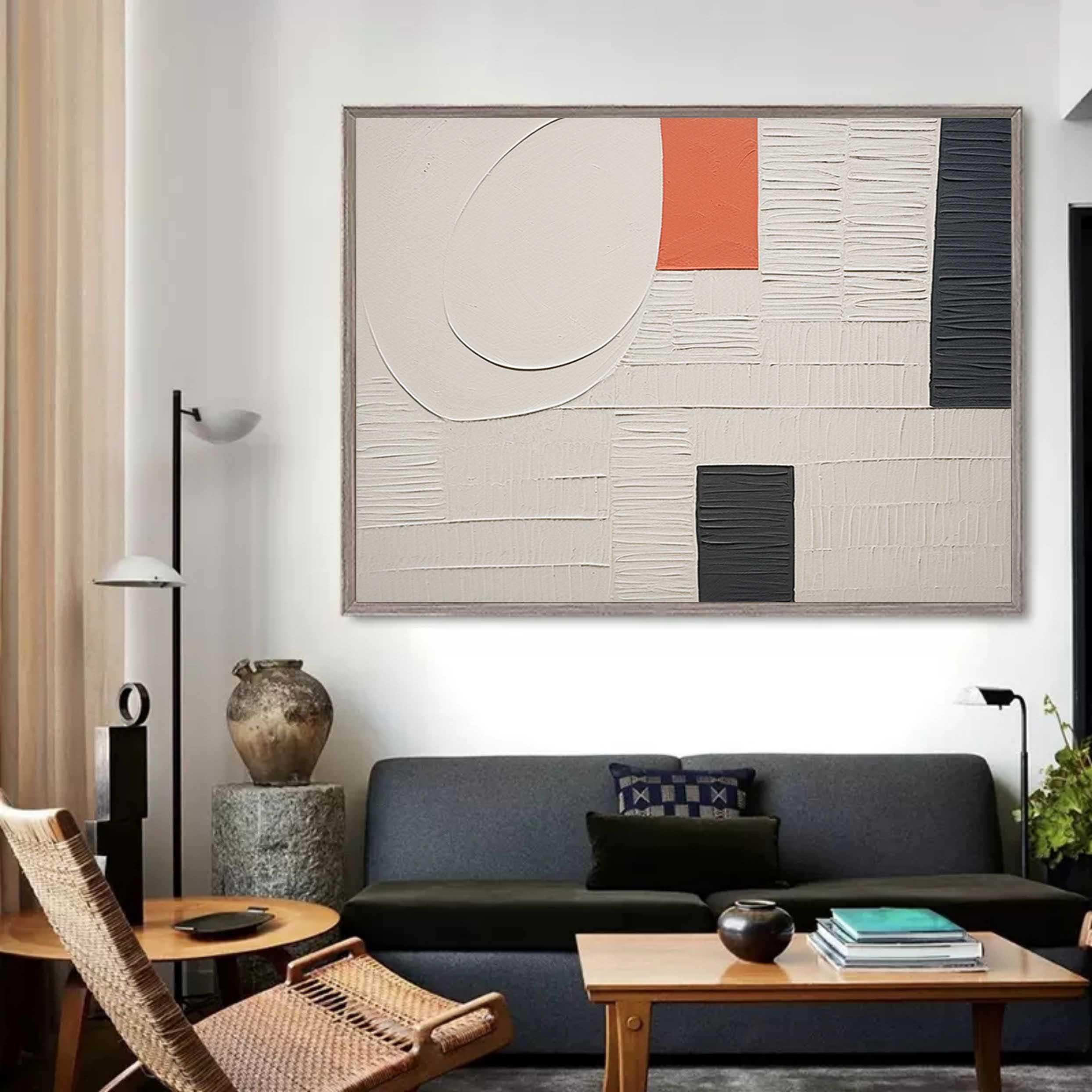 Plaster Art Texture Painting #SG249 - Neutralighting