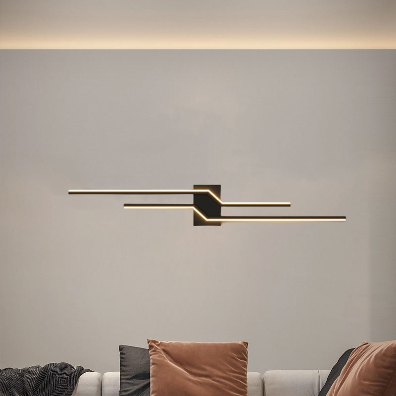 Arisha Minimalist Linear Metal Vanity Wall Light - Neutralighting