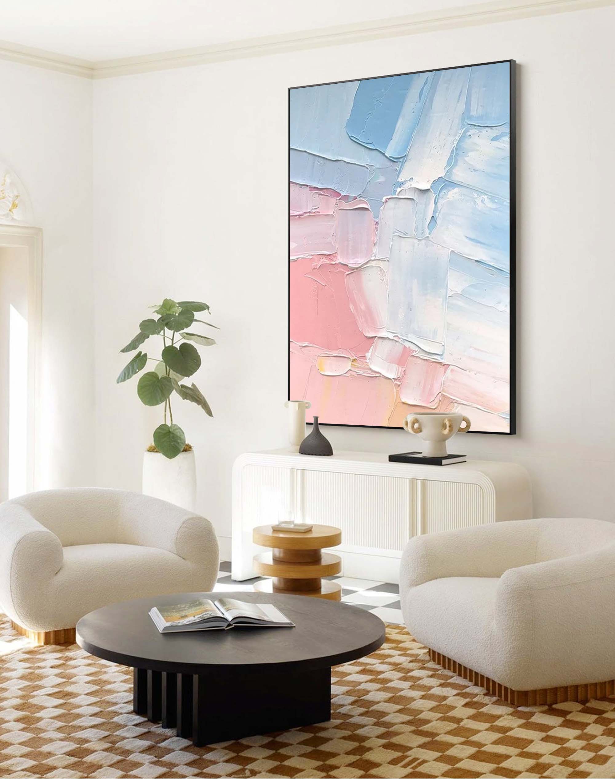 Abstract Canvas Art AB042 - Neutralighting