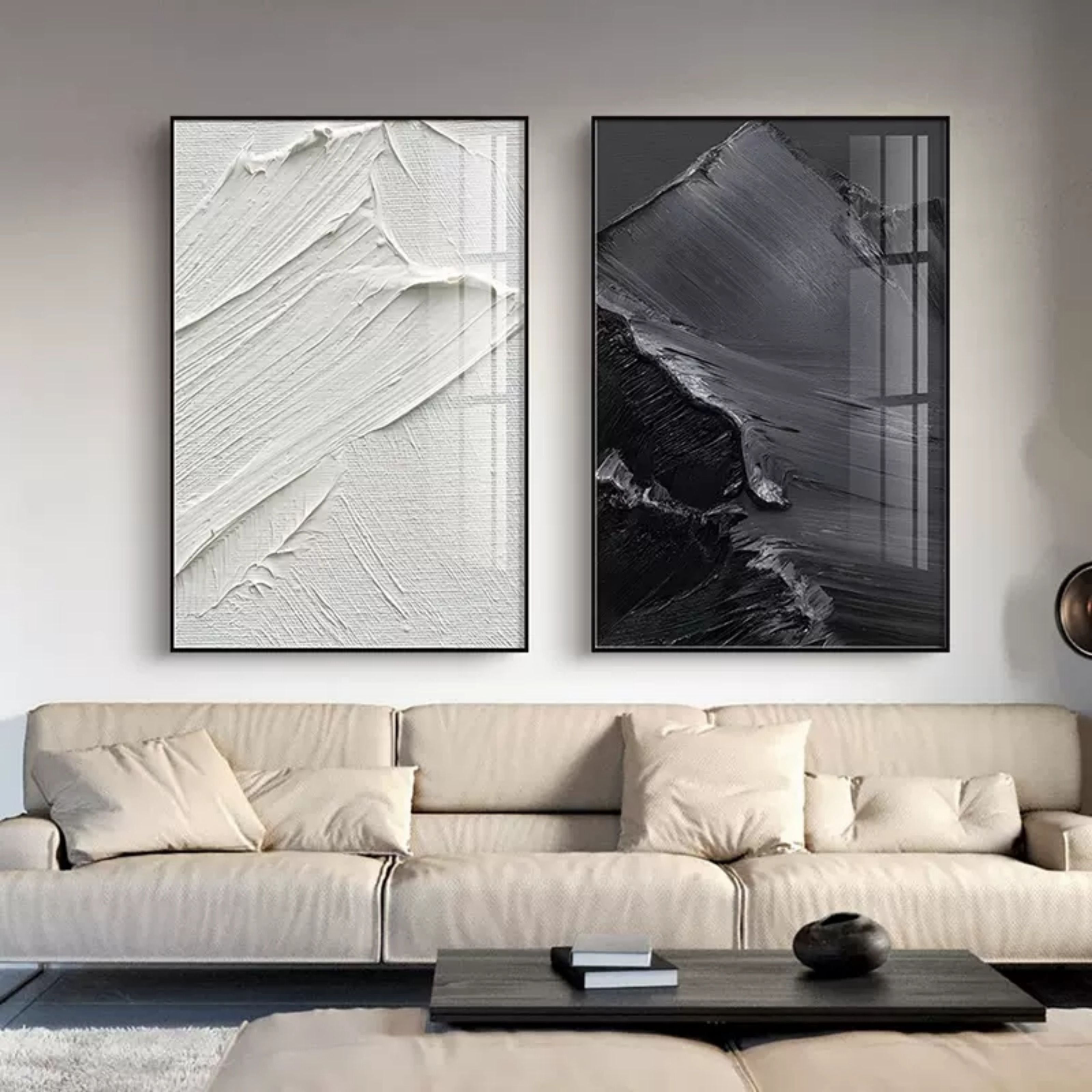Wall Art Abstract Mountain Minimalist Landscape