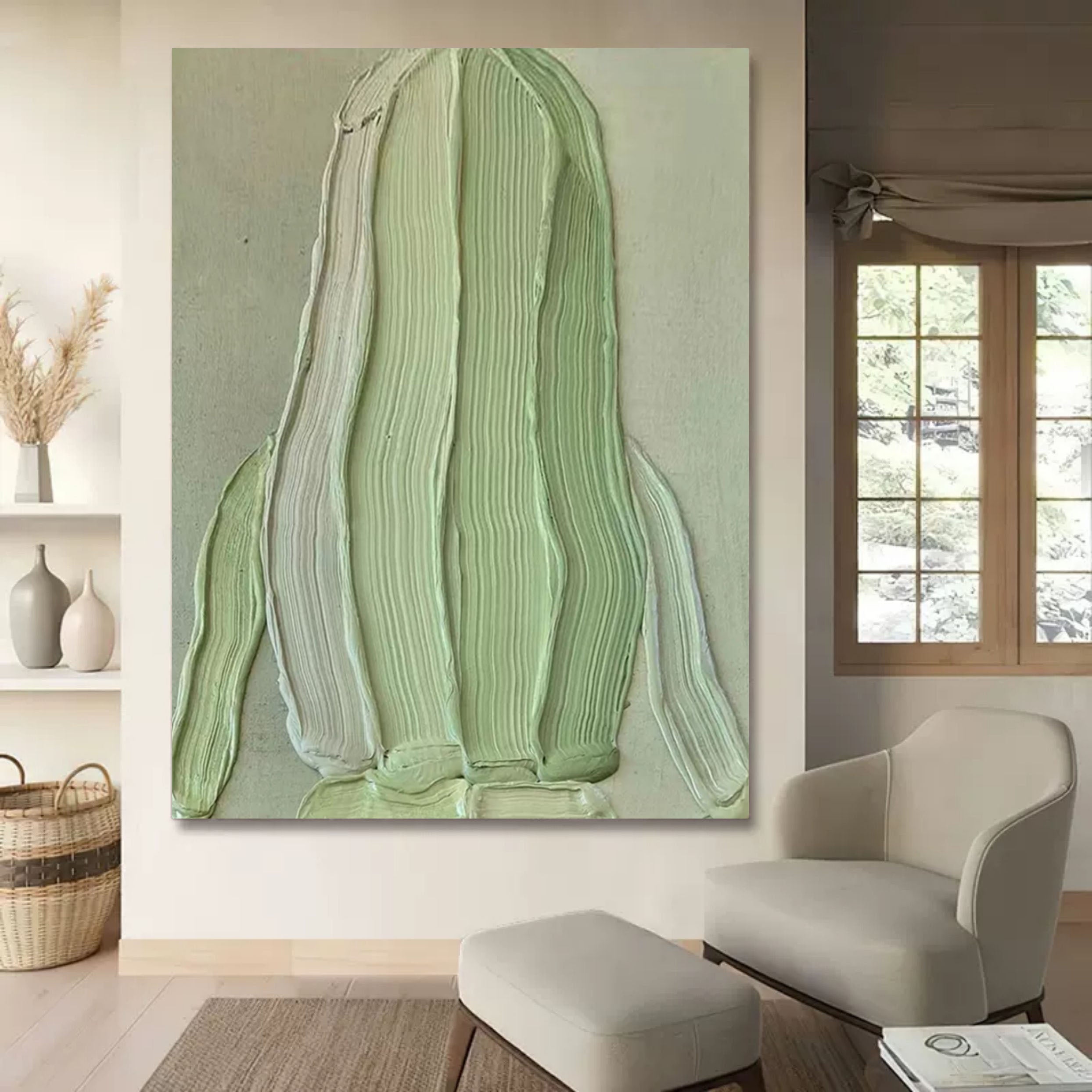 Plaster Art Texture Painting SG176 - Neutralighting