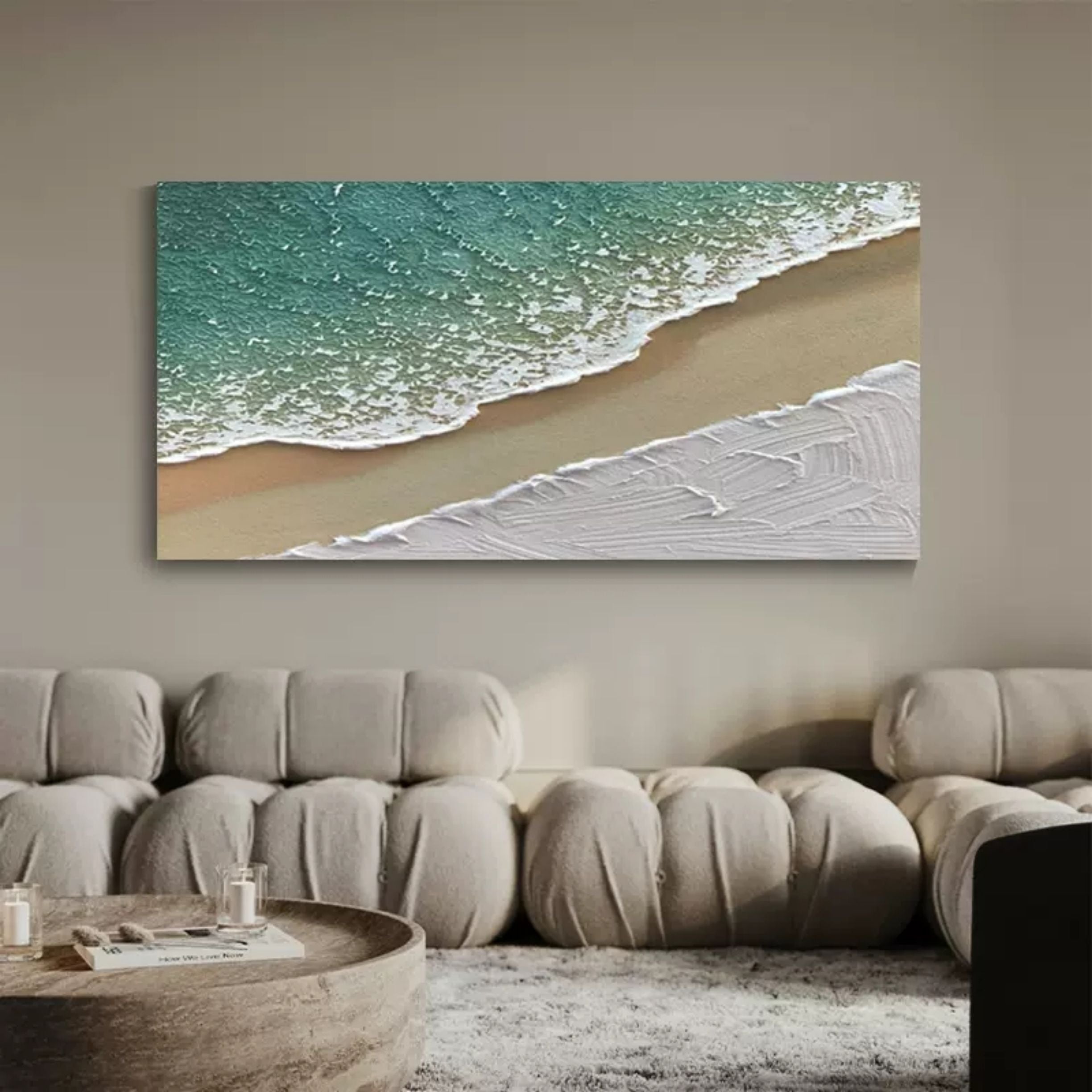 Plaster Art Texture Painting TX075 - Neutralighting