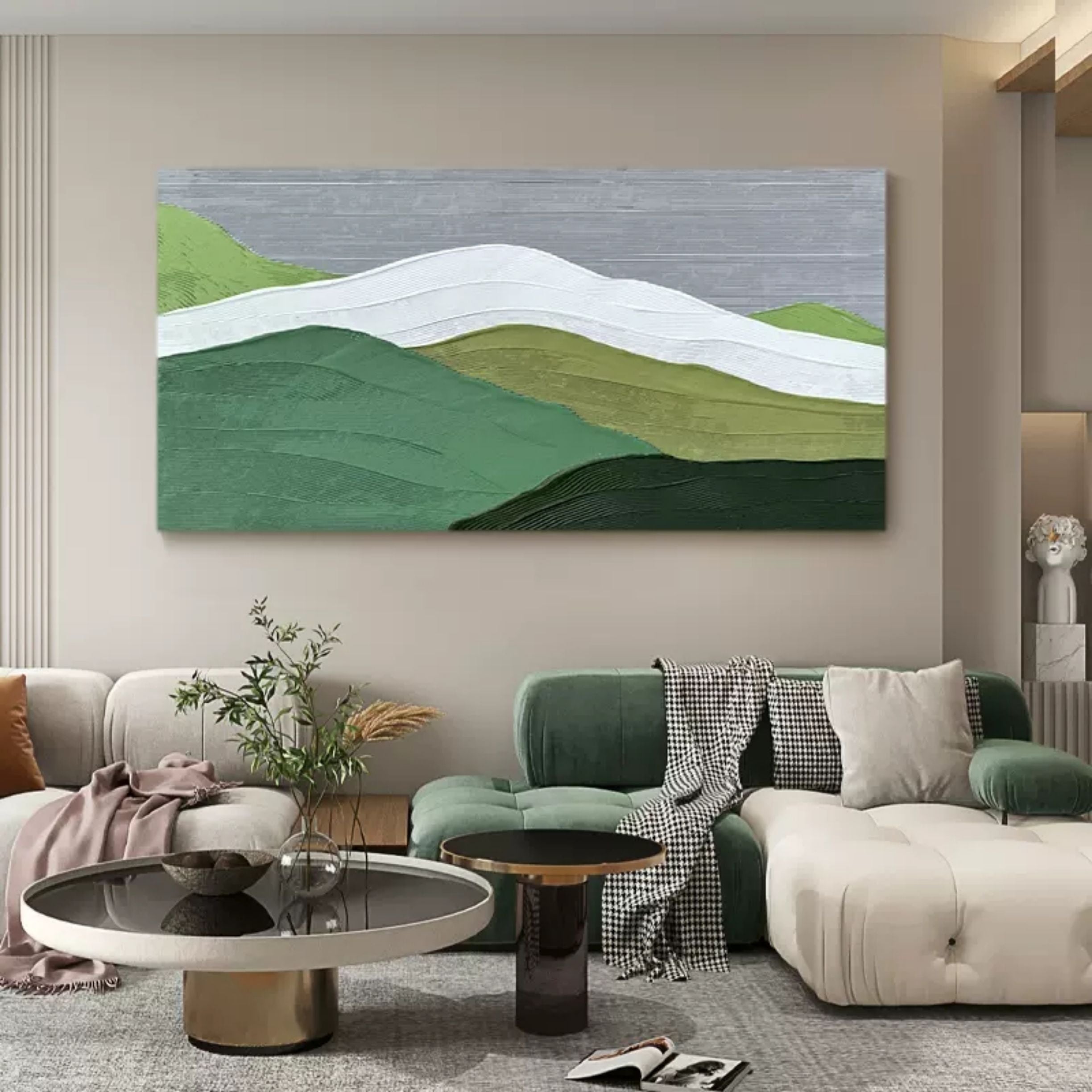 Plaster Art Texture Painting TX073 - Neutralighting