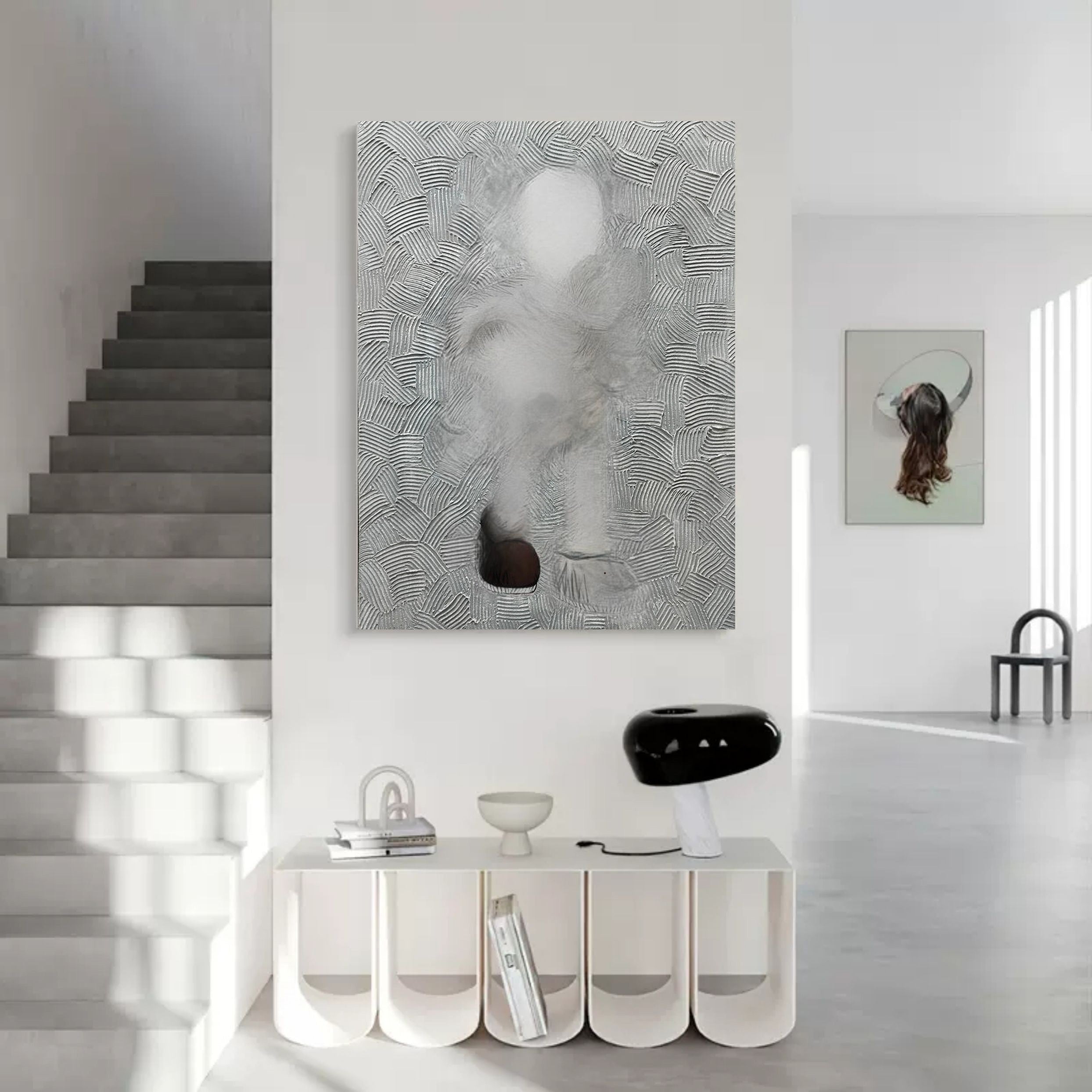 Wall Art Vertical Textured Cartoon Character Scene