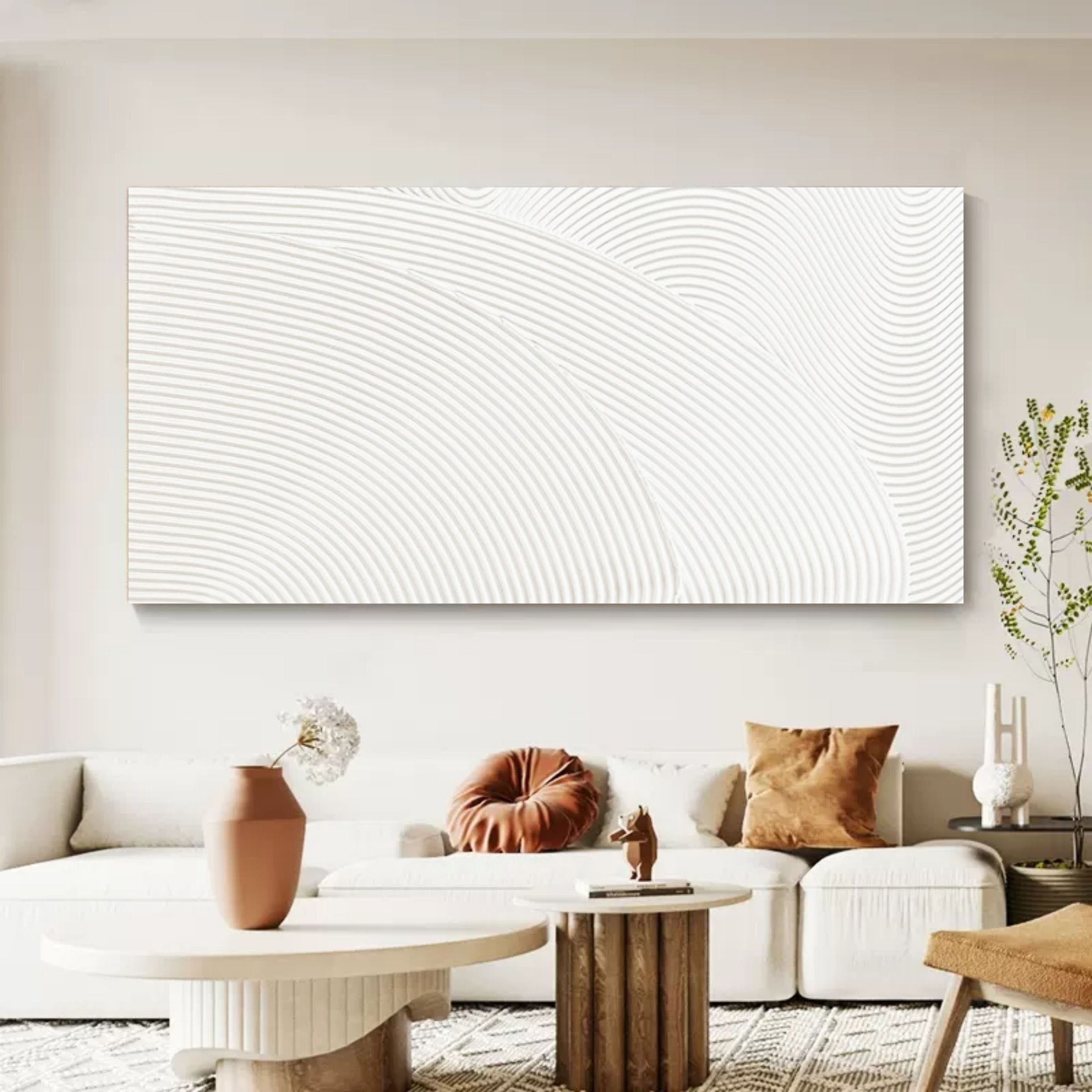 Plaster Art Texture Painting SG150 - Neutralighting