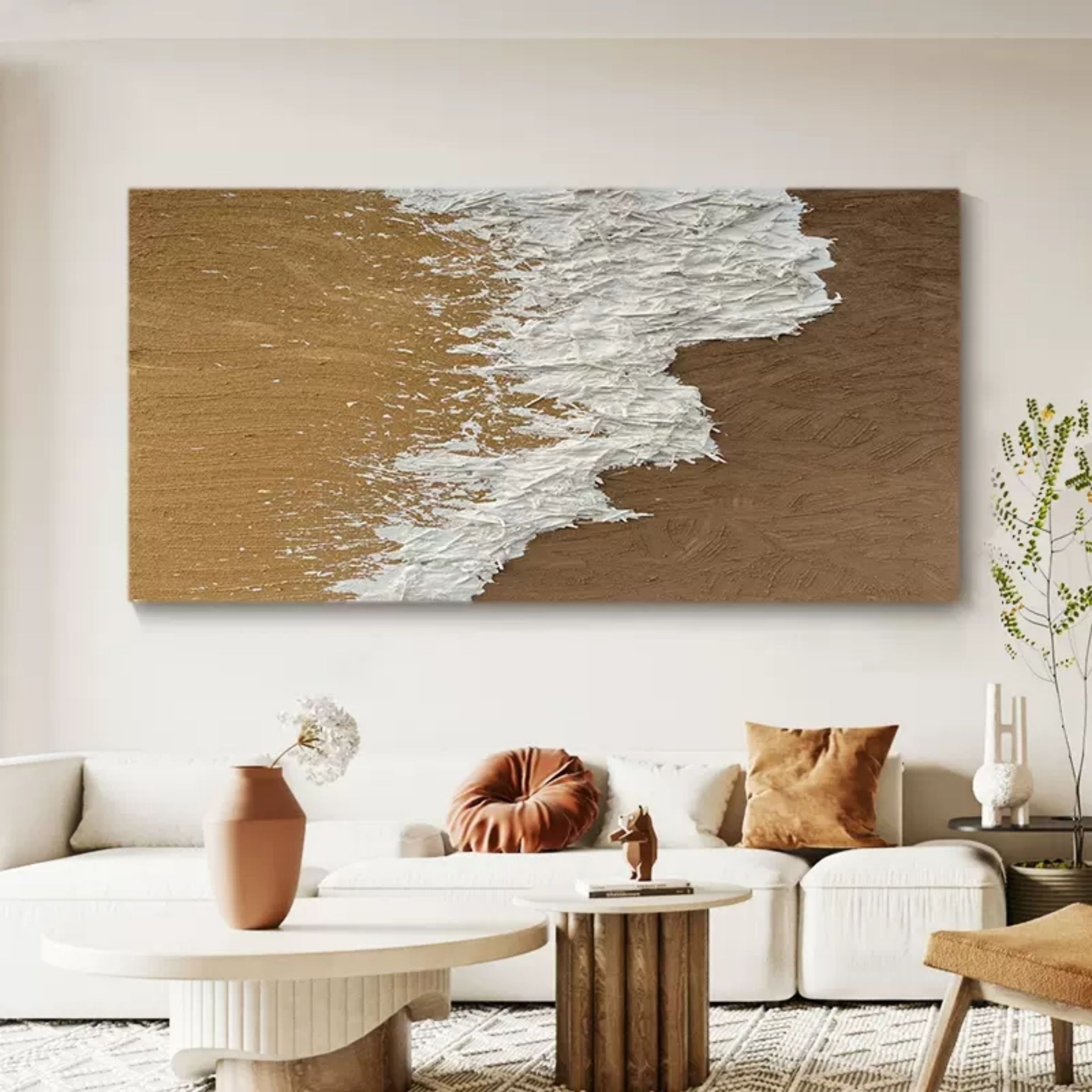 Plaster Art Texture Painting TX076 - Neutralighting