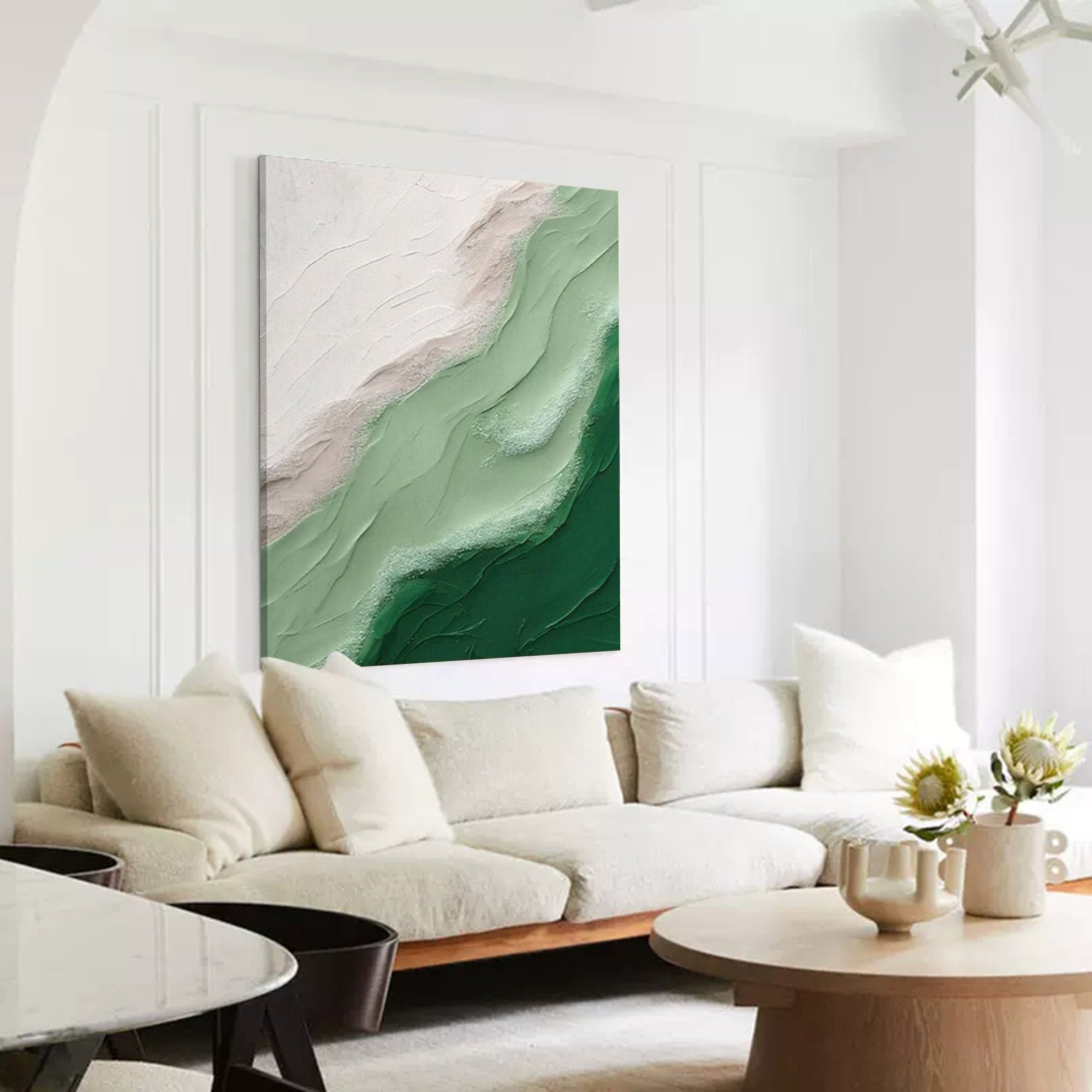 Abstract Canvas Art AB050 - Neutralighting