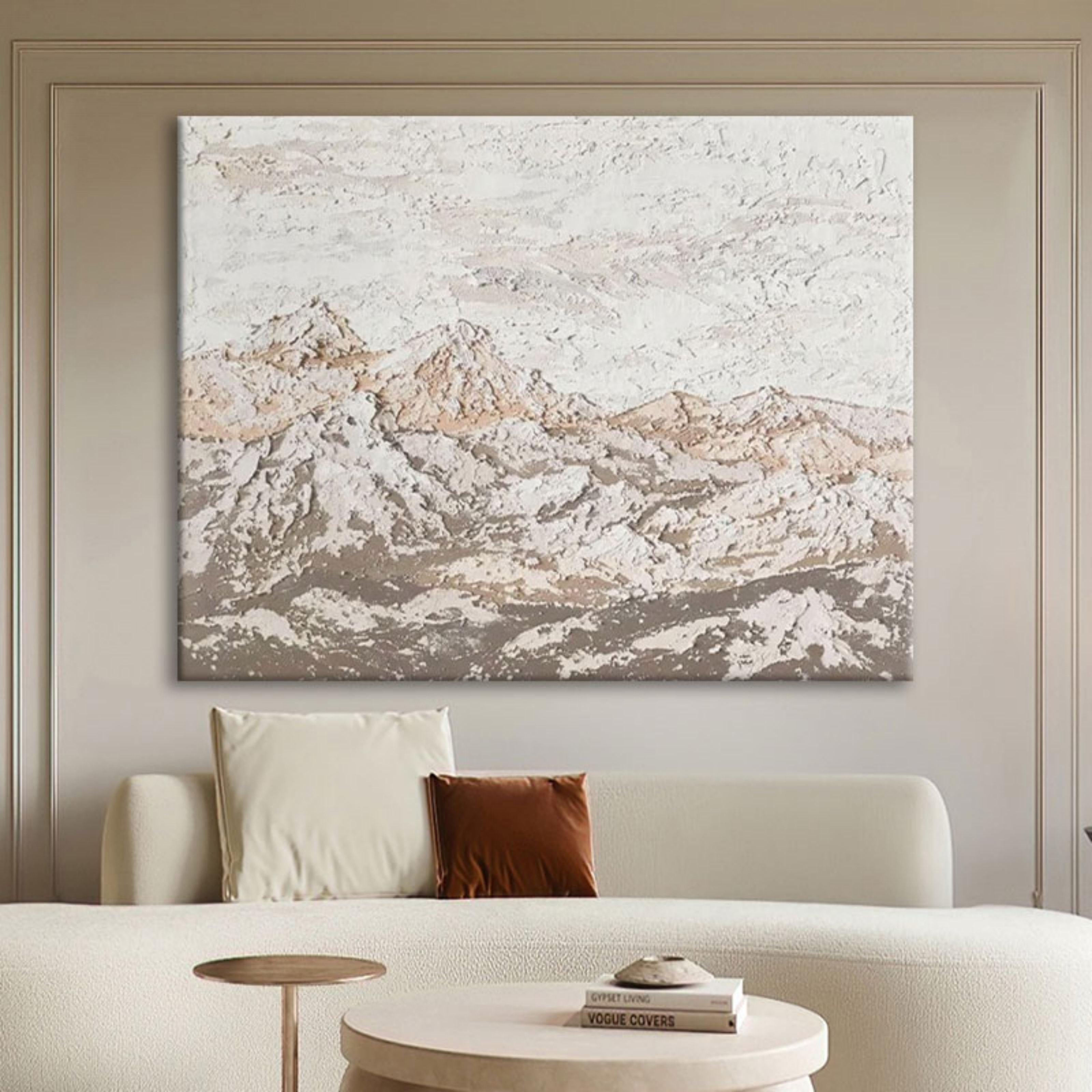 Wall Art Neutral Mountain Landscape