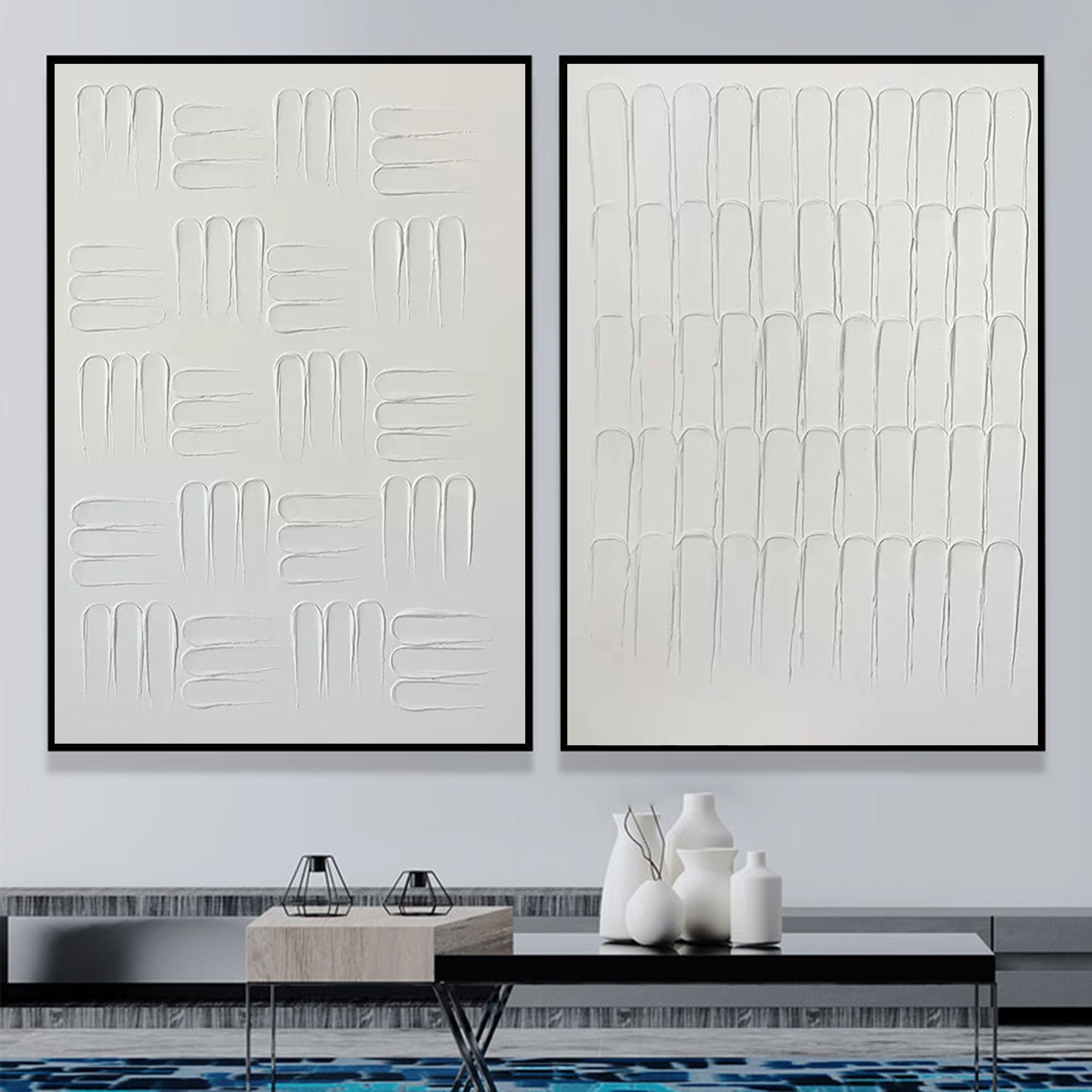 Abstract Painting Set Of 2 SP086 - Neutralighting