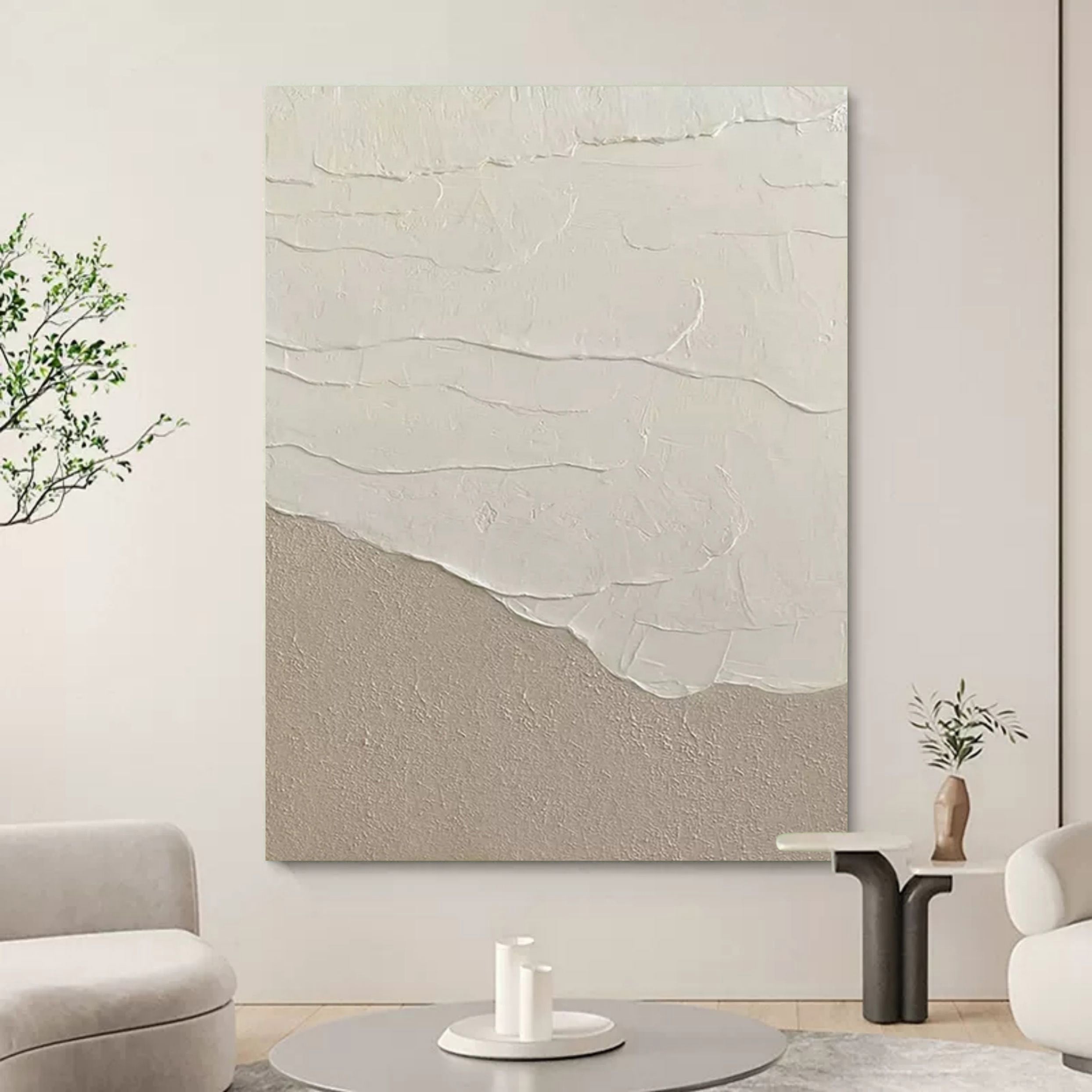 Wall Art Square Abstract Coastal Dune