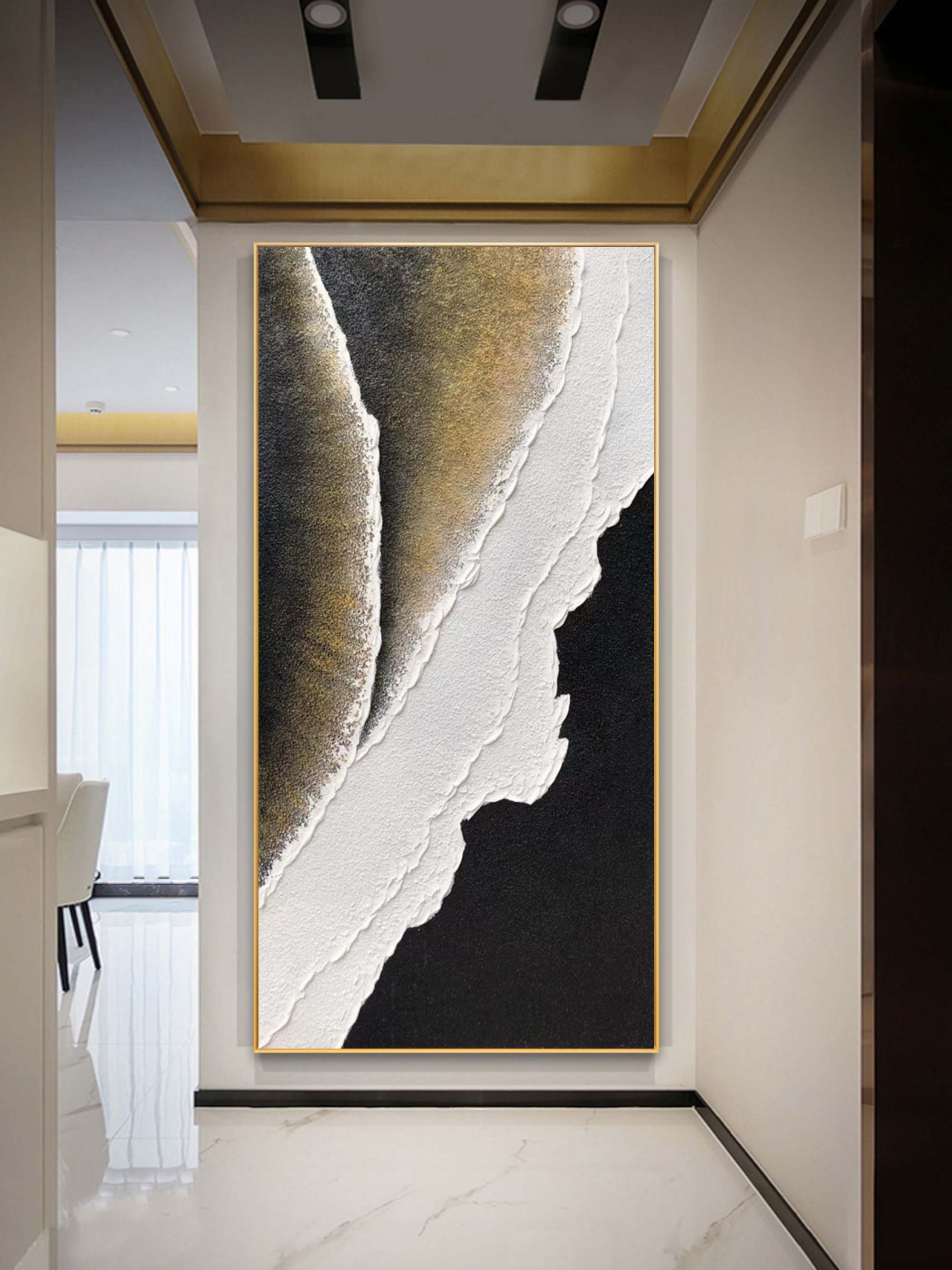 Plaster Art Texture Painting SG224 - Neutralighting
